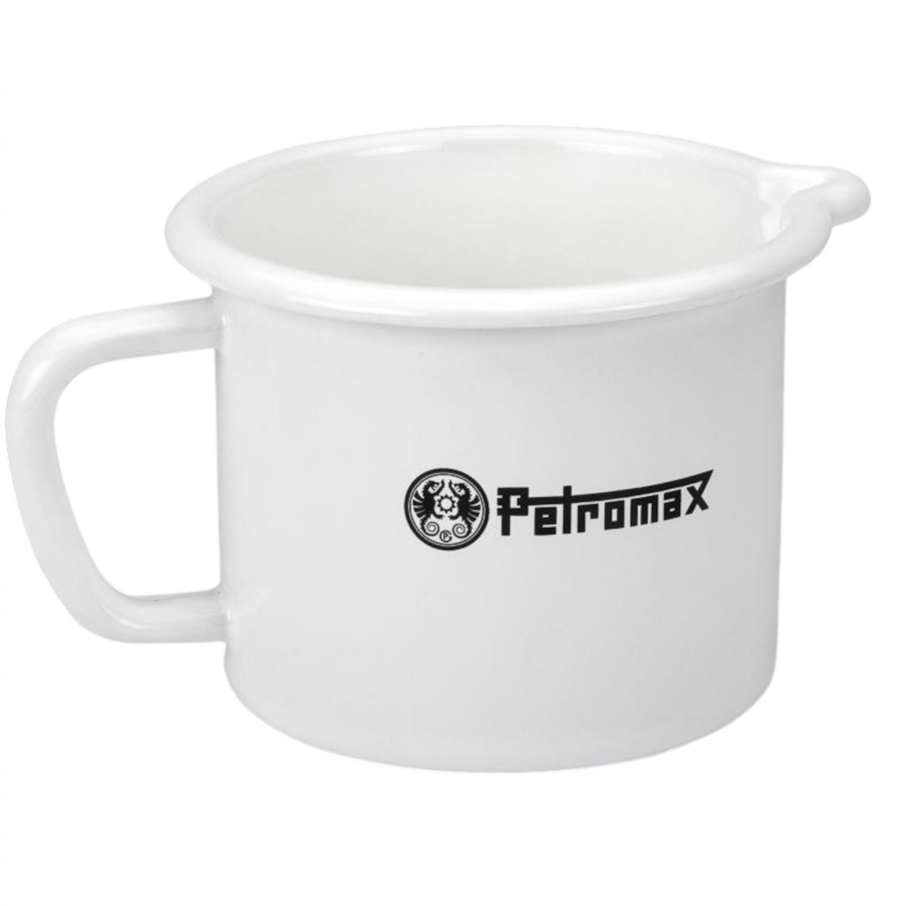 Petromax Enamel Milk Pot, Pan, Wit
