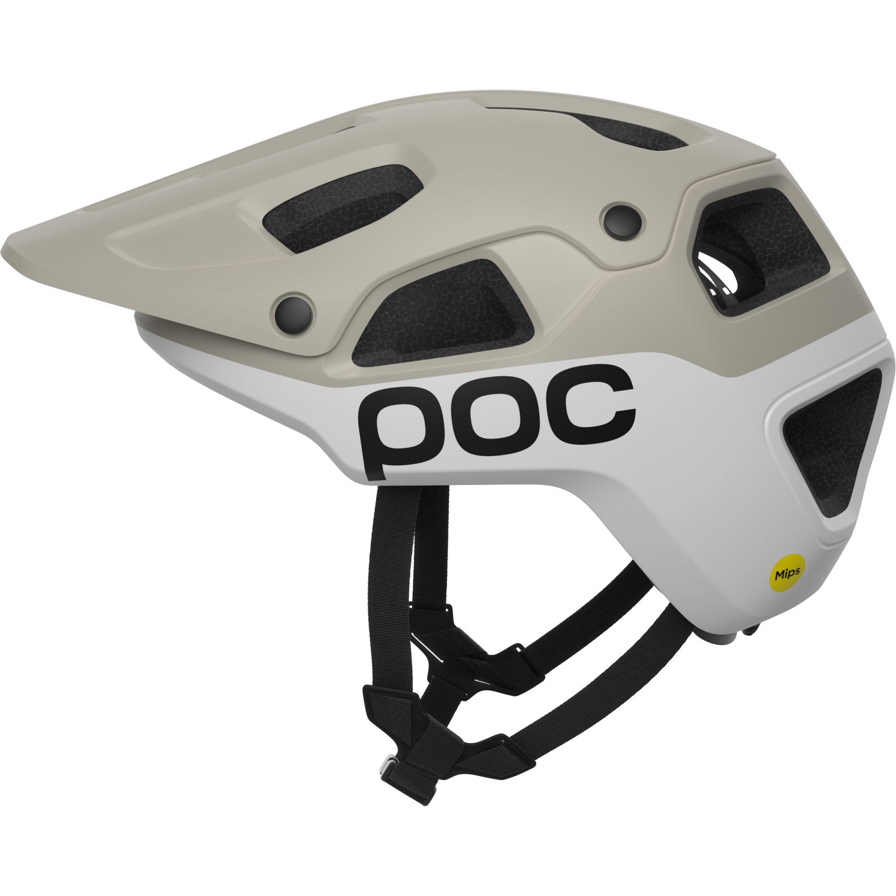 POC Cularis Pure, fietshelm, mineral grey/hydrogen white matt