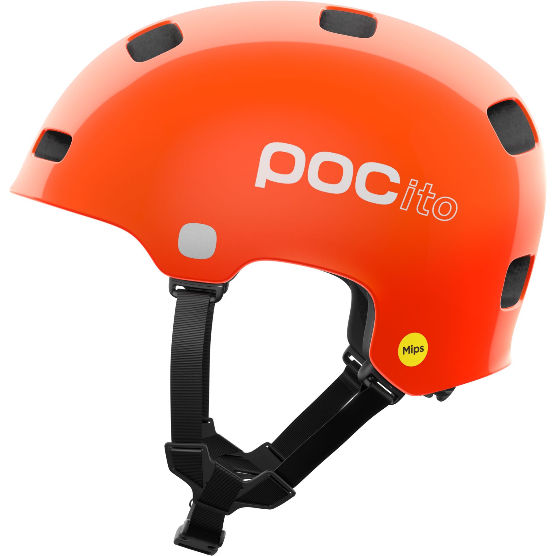 POCito Crane MIPS, fietshelm, junior, fluorescent orange
