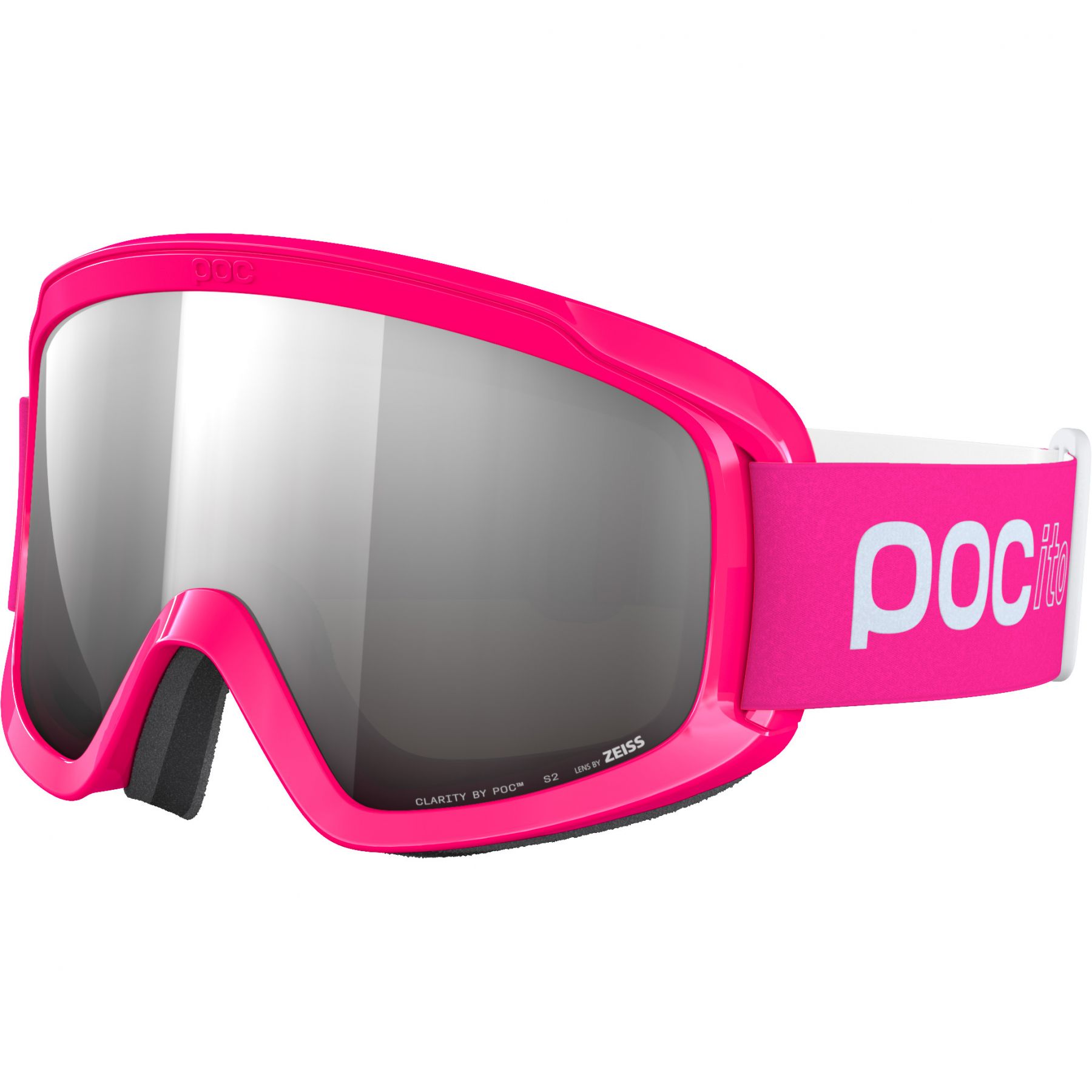 POCito Opsin, skibril, junior, fluorescent pink