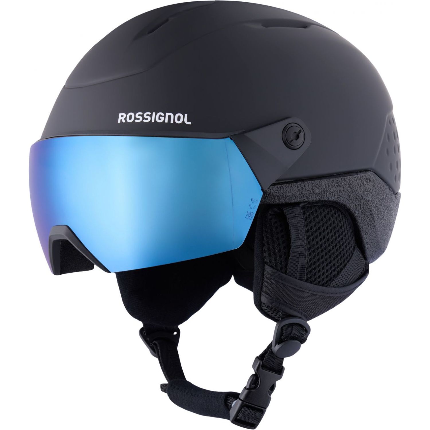 Rossignol Whoopee Visor, skihelm met vizier, zwart