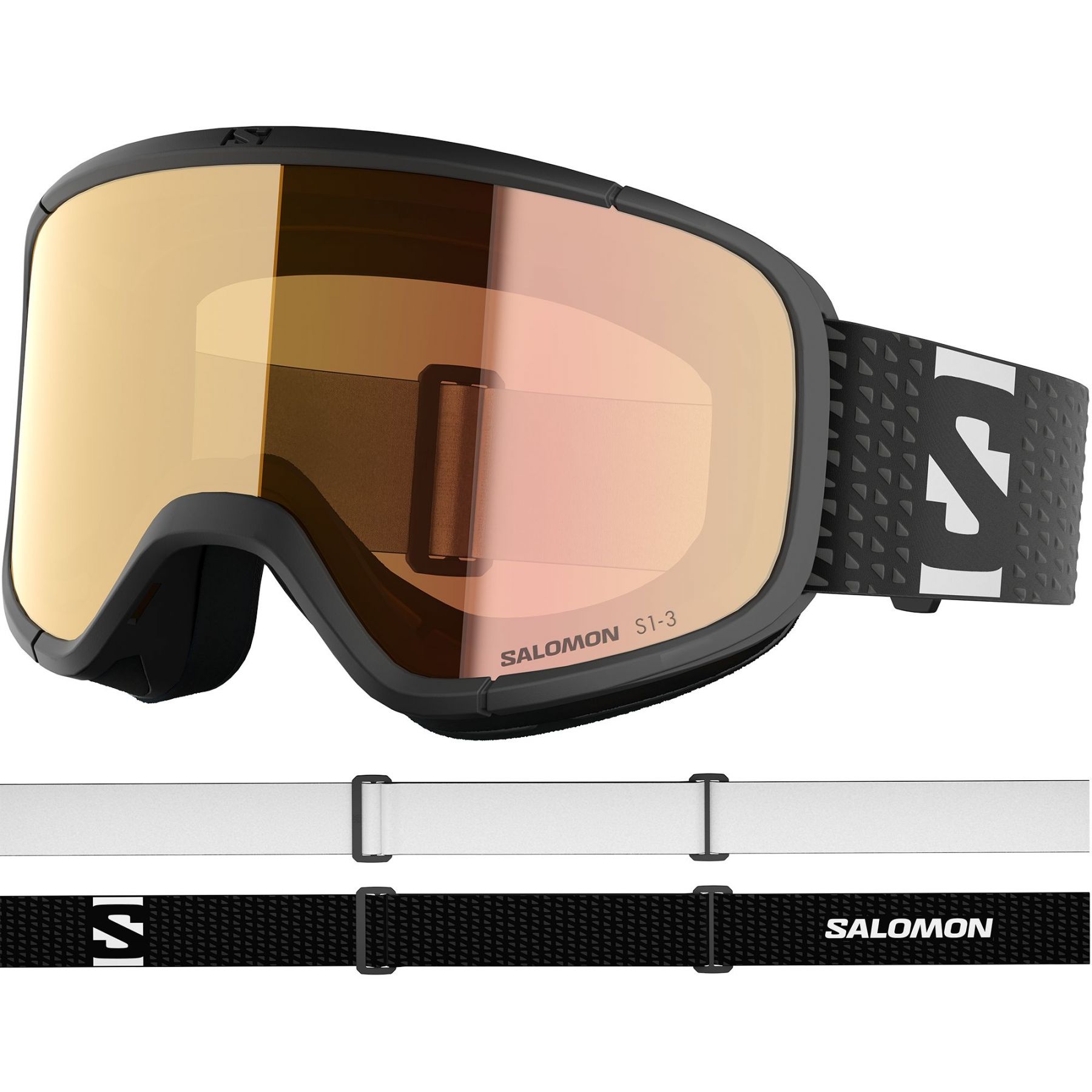 Salomon Aksium 2.0 Sneeuwbril Photo ML S1-S3 Zwart Rood