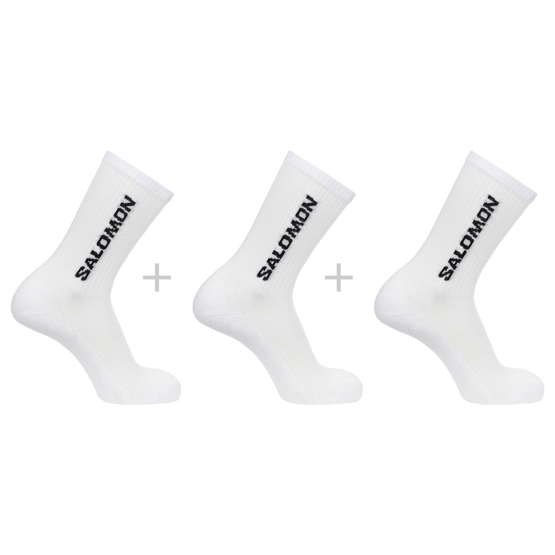 Salomon Everyday Crew, sokken, 3-pack, wit