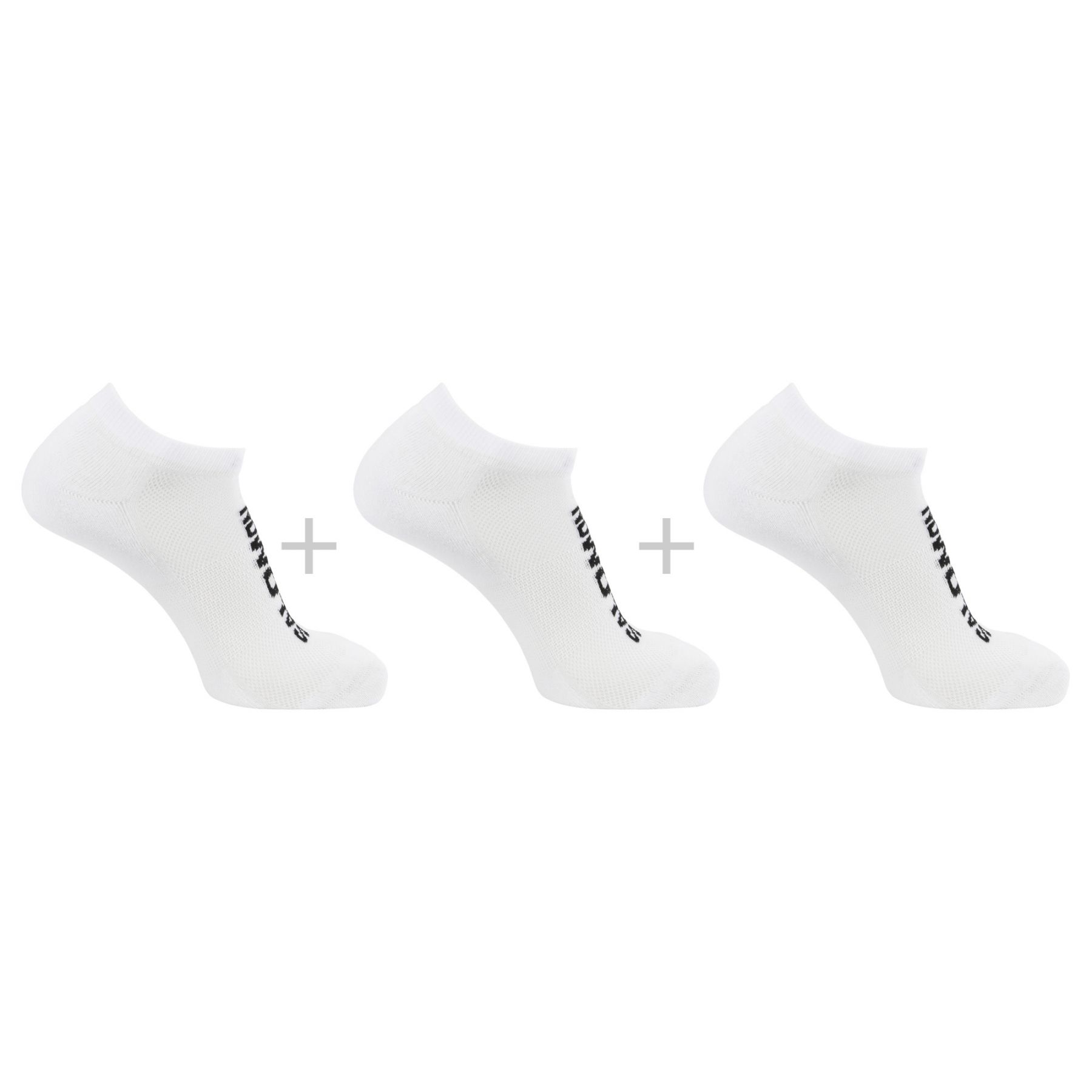 Salomon Everyday Low 3-Pack, sokken, wit