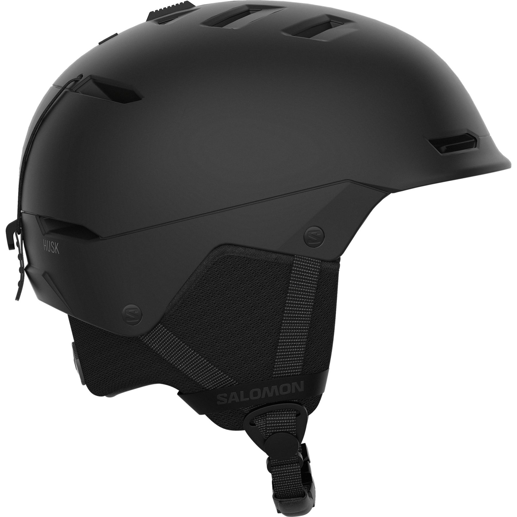 Salomon Husk, skihelm, zwart