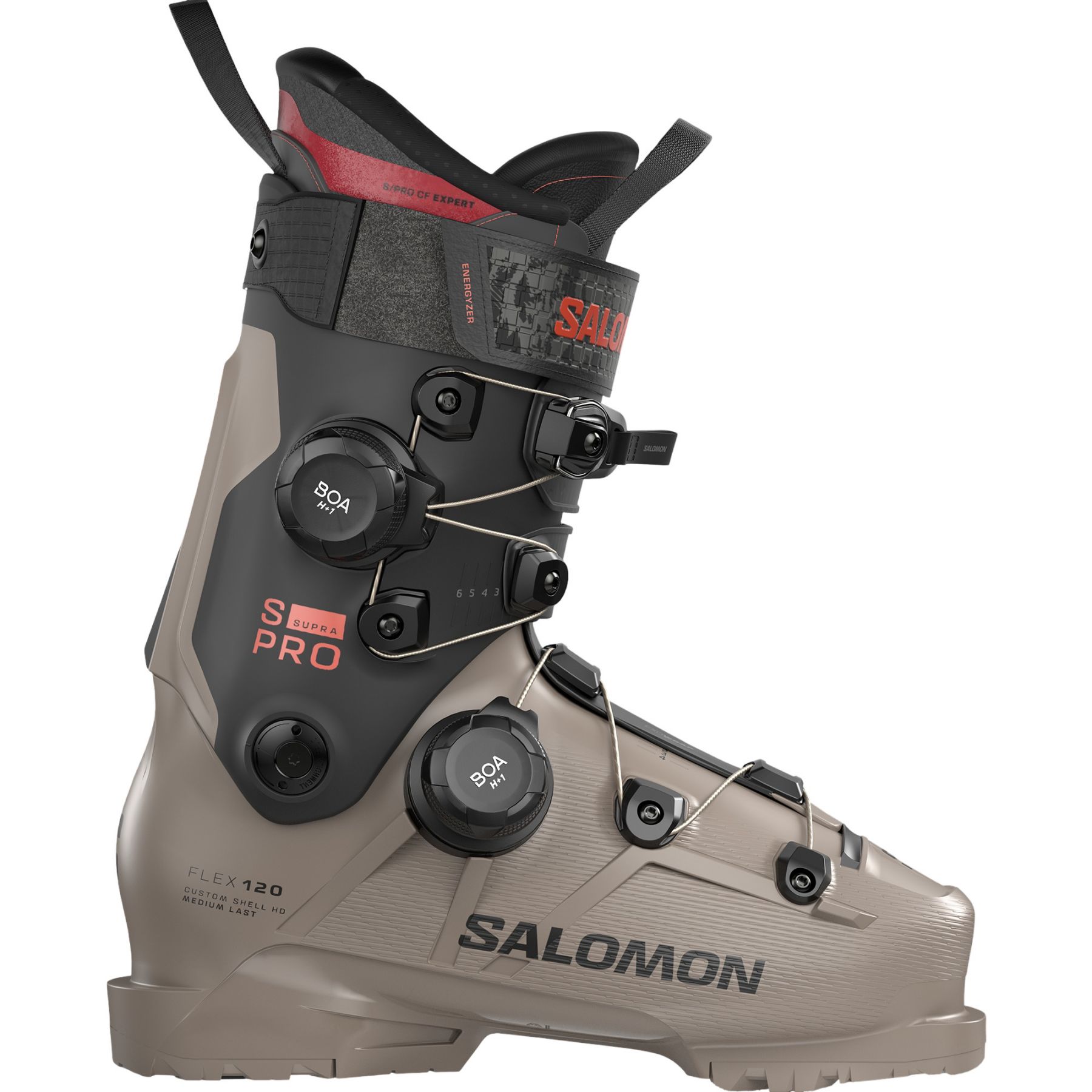 Salomon S/Pro Supra Dual Boa 120, skischoenen, heren, beige/zwart