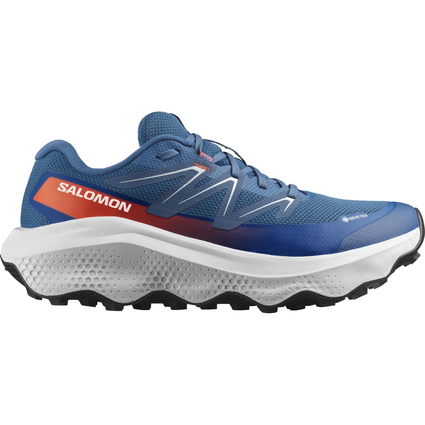 Salomon Ultra Flow 2 GTX, trailschoenen, heren, blauw/rood