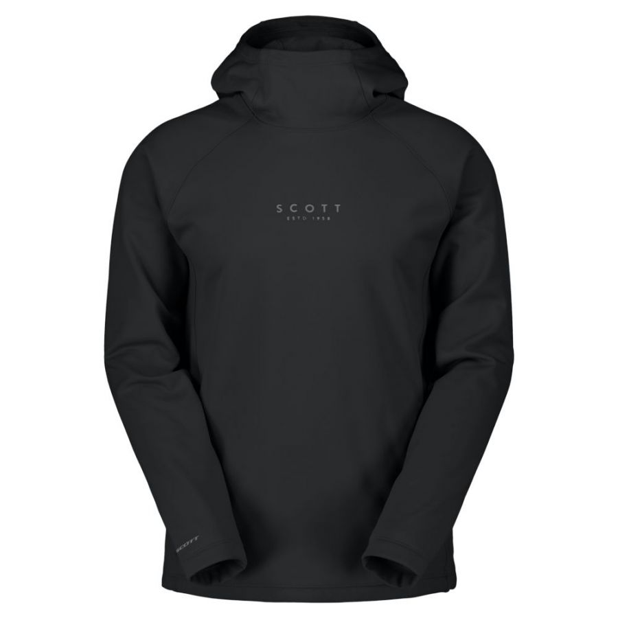Scott Defined Warm, fleecetrui, heren, zwart