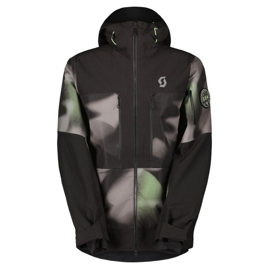 Scott Vertic Ripstop 3L, shelljas, heren, grijs/zwart