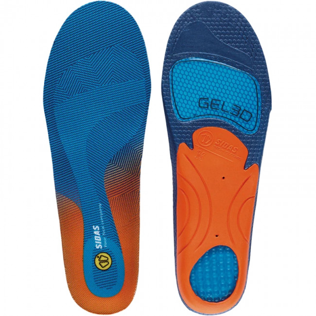 Sidas Cushioning Gel 3D, binnenzool, blauw/orange