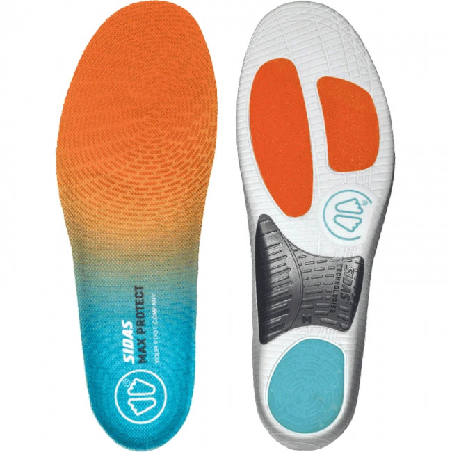 Sidas Max Protect Activ, binnenzool, lichtblauw/orange