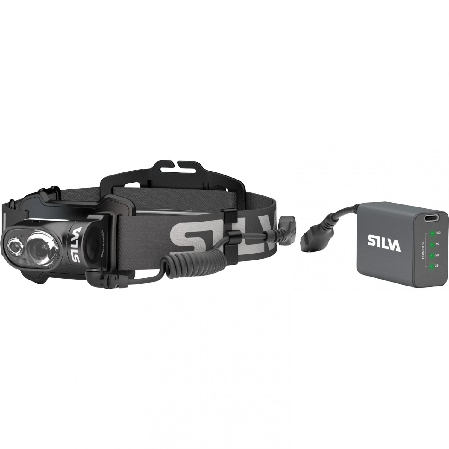 Silva Cross Trail 7R, hoofdlamp, zwart