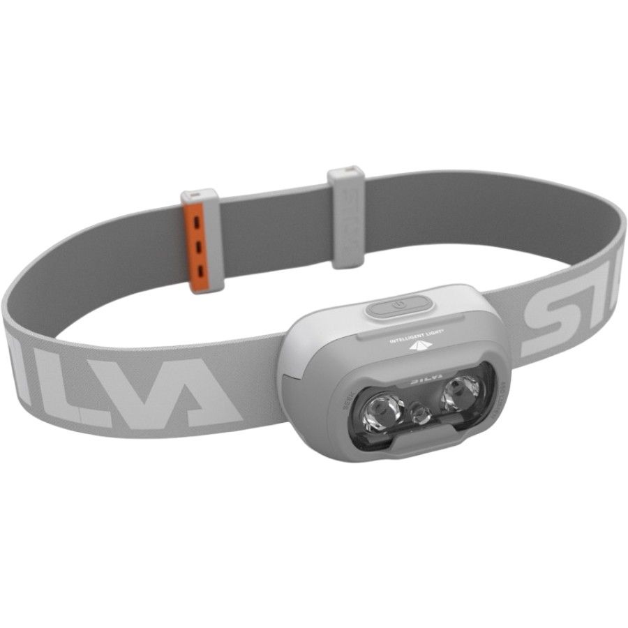 Silva Seek 450 Recharge, Whiteout, hoofdlamp, lichtgrijs