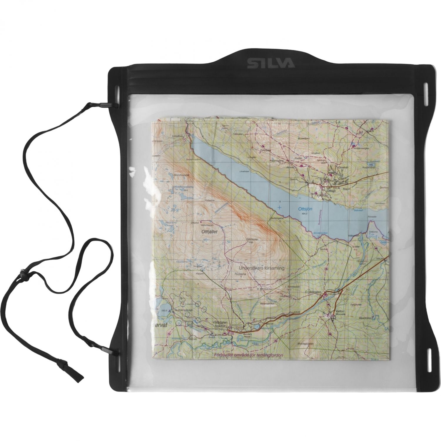 Silva Waterdichte Kaarttas M30, unisex, zwart