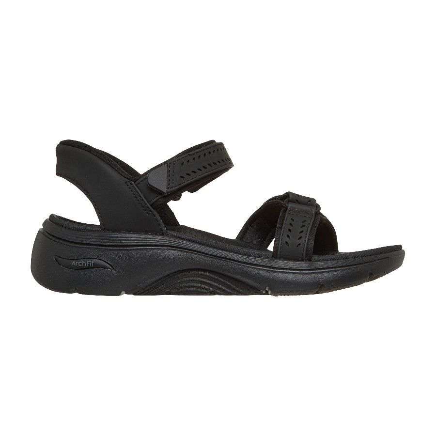 Skechers Go Walk Arch Fit 2.0 Sandal - Candace, vrijetijdsschoen, dames, zwart