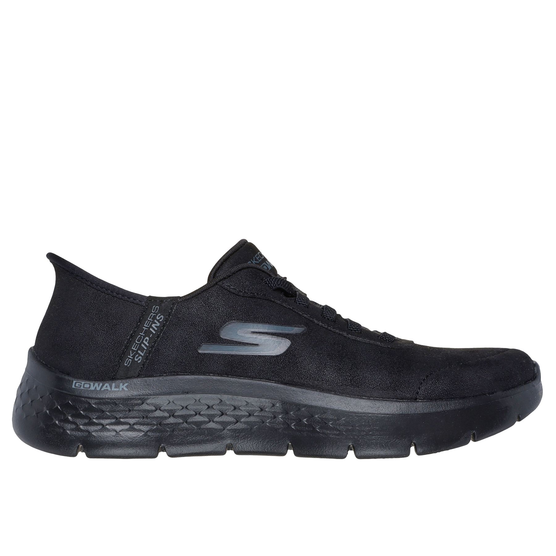 Skechers Instapper Hands-Free Slip-Ins Go Walk Flez Mali 124837/BBK Zwart Machine Washable
