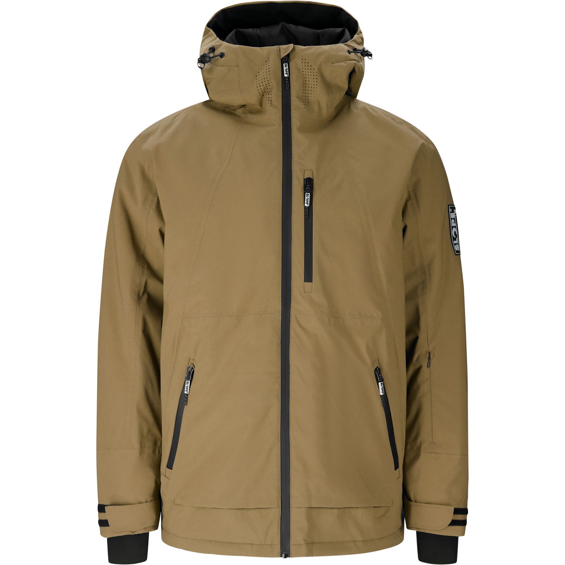 SLOPE River, ski-jas, heren, bruin