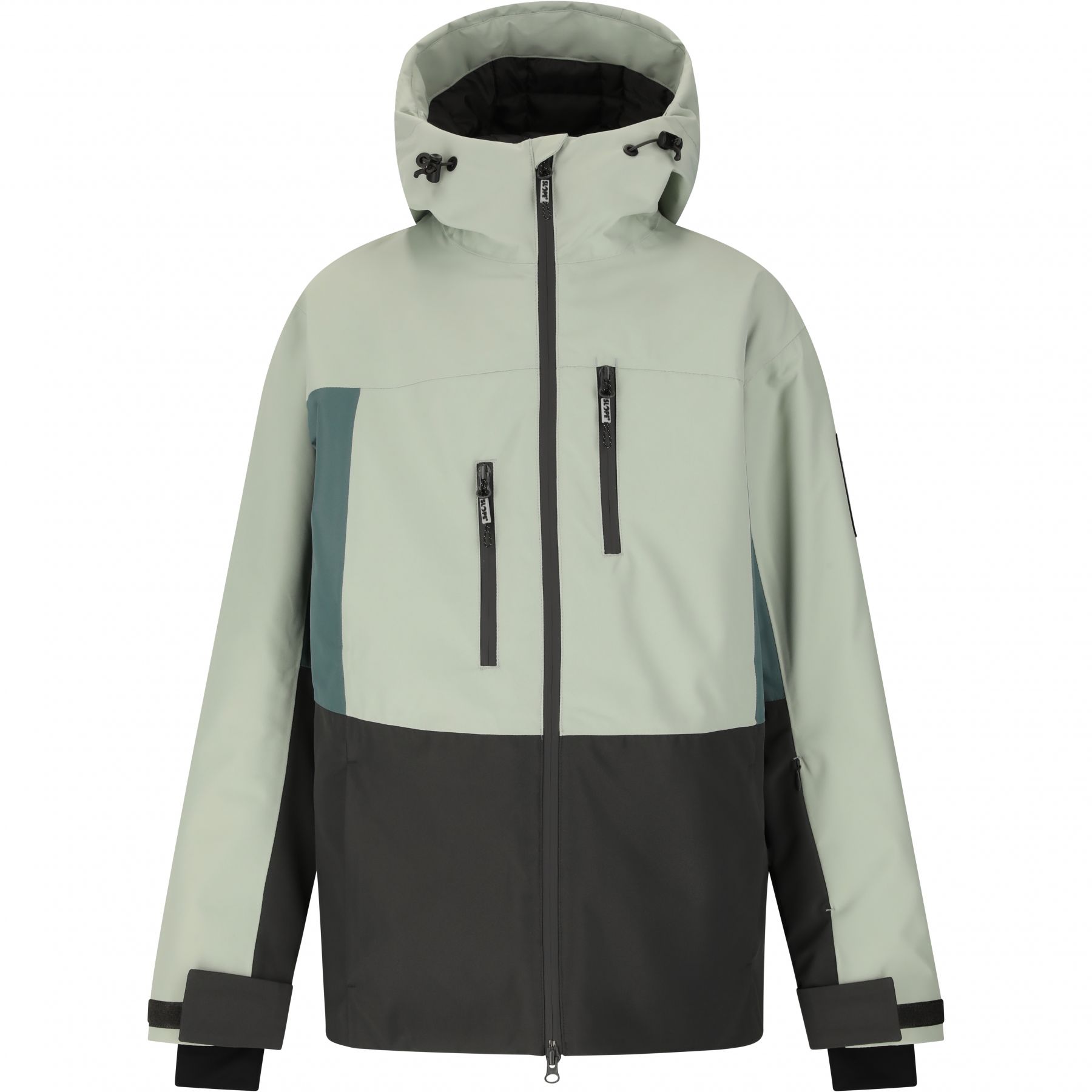 SLOPE Tuscon, ski-jas, junior, aqua grijs