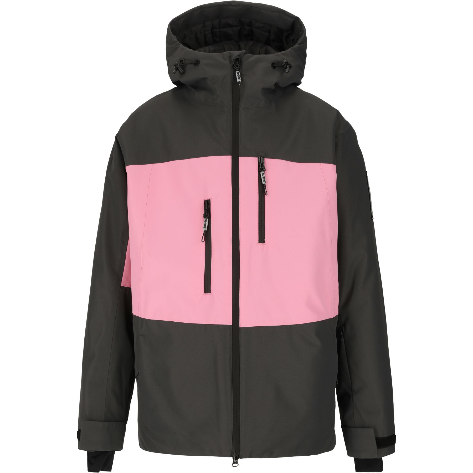 SLOPE Tuscon, ski-jas, junior, zwart/roze
