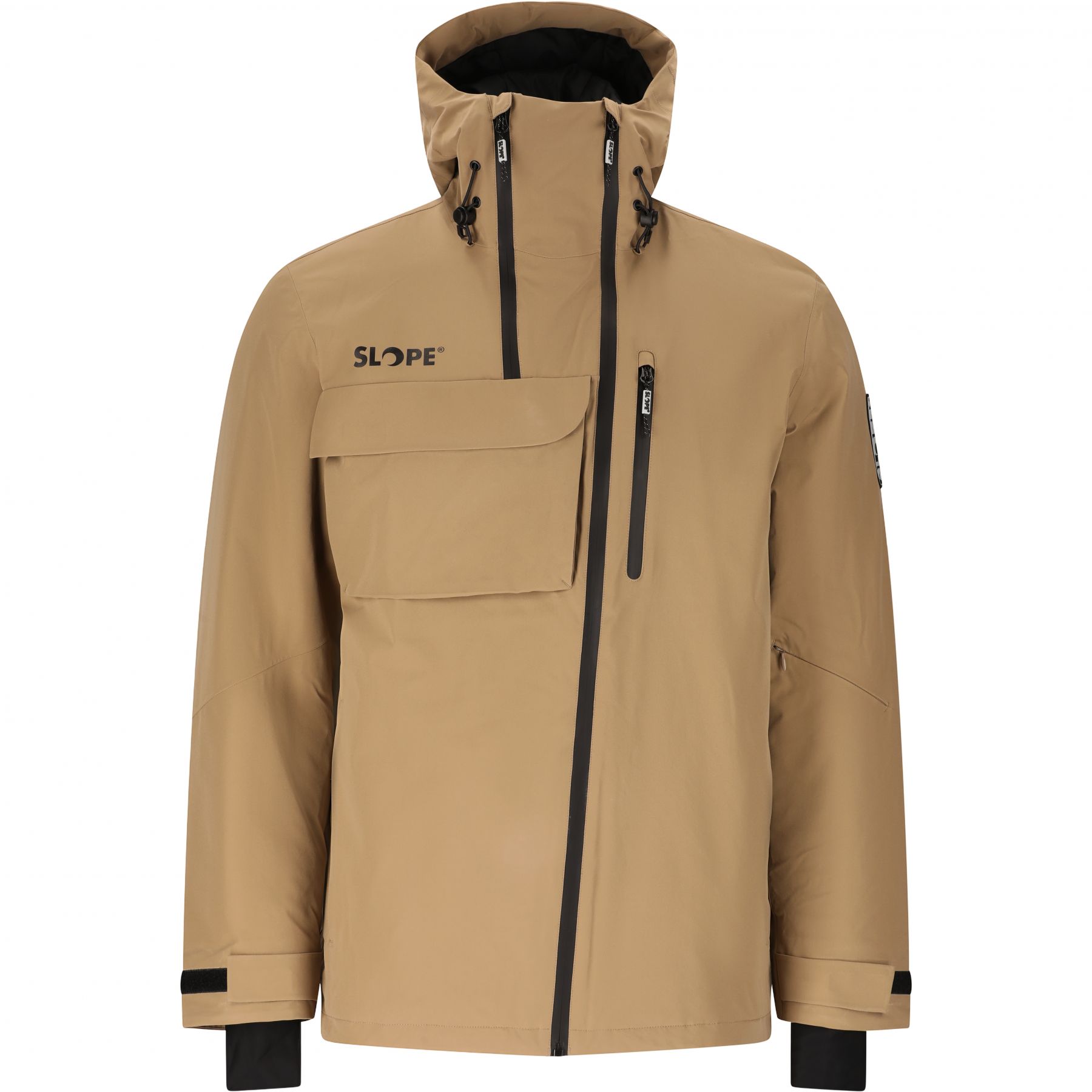 SLOPE Zuko, ski-jas, heren, bruin