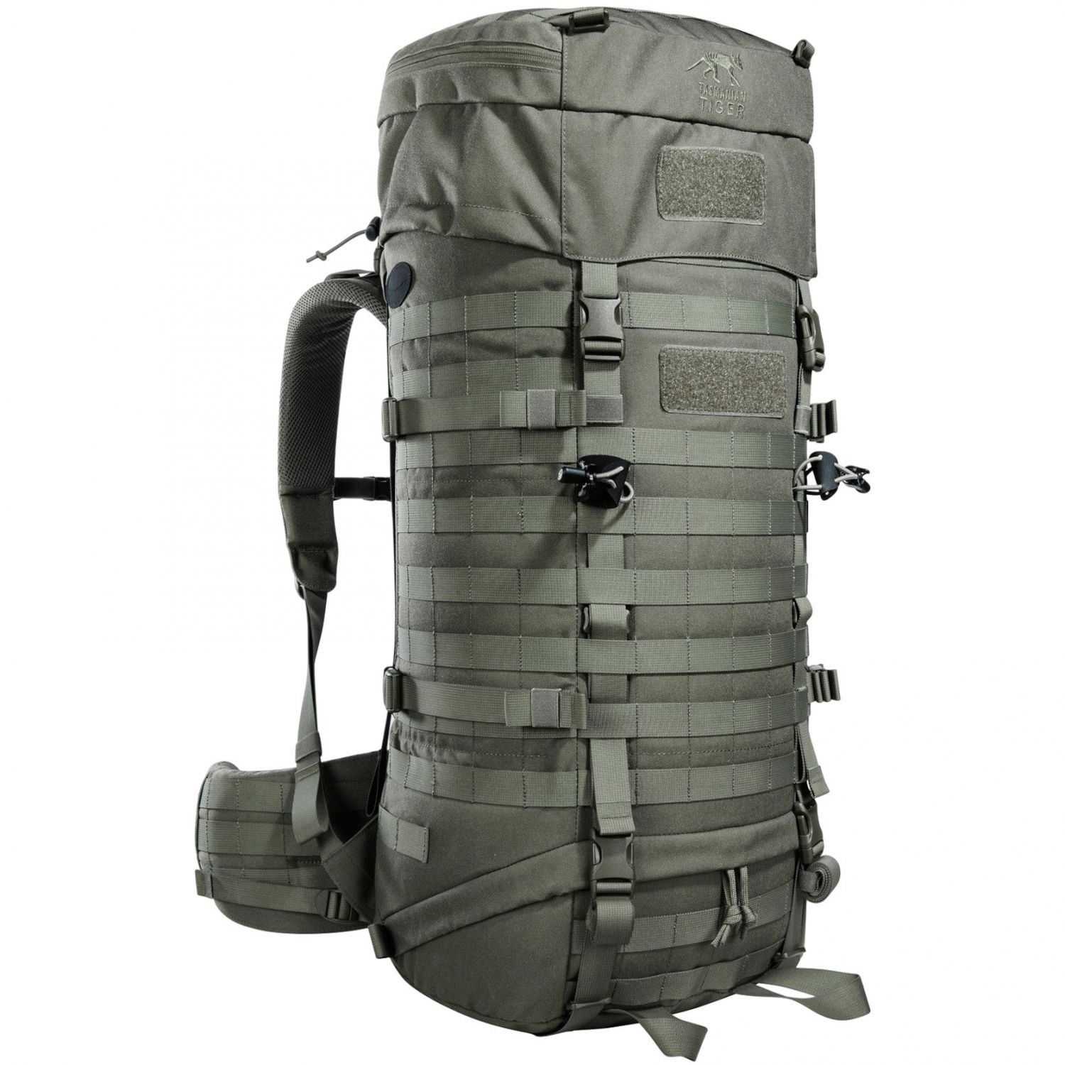 Tasmanian Tiger Base Pack Rugzak 52-65L IRR Steengrijs Olijf