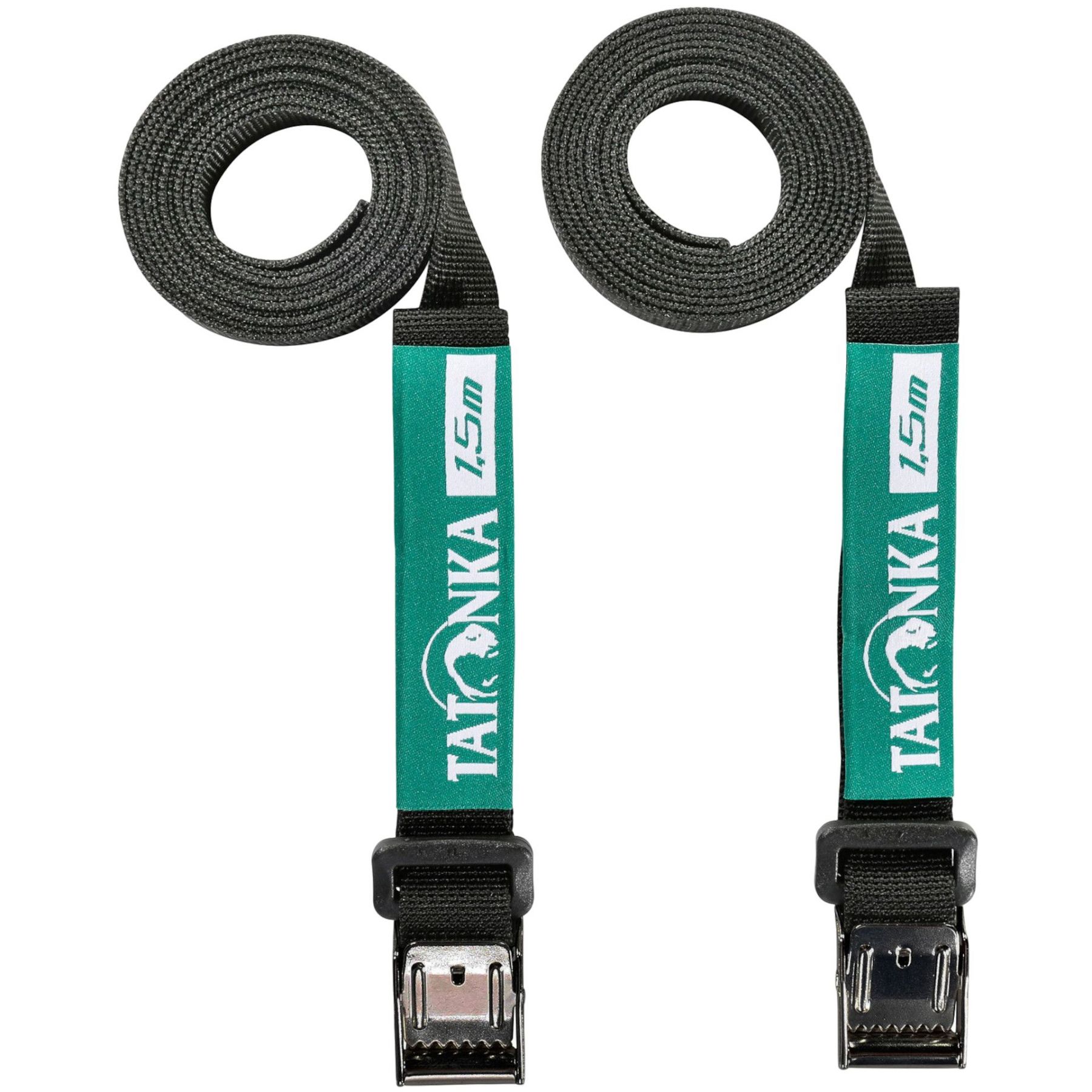 Tatonka Easy Strap 18mm/1,50m, spanbanden, zwart, 1 paar