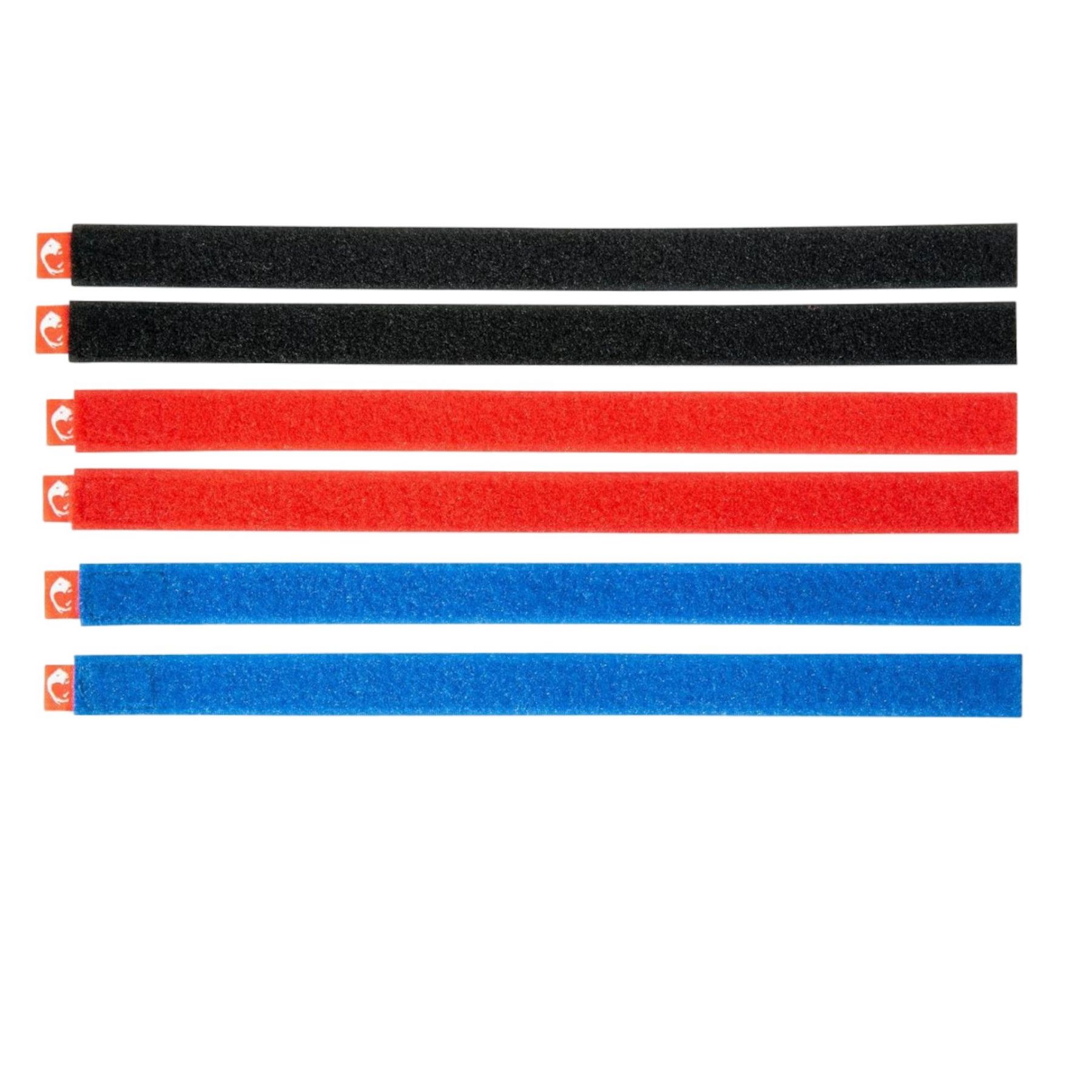 Tatonka Hook & Loop Strap Set 20mm, klittenbandriemen, multi, 6 stuks.