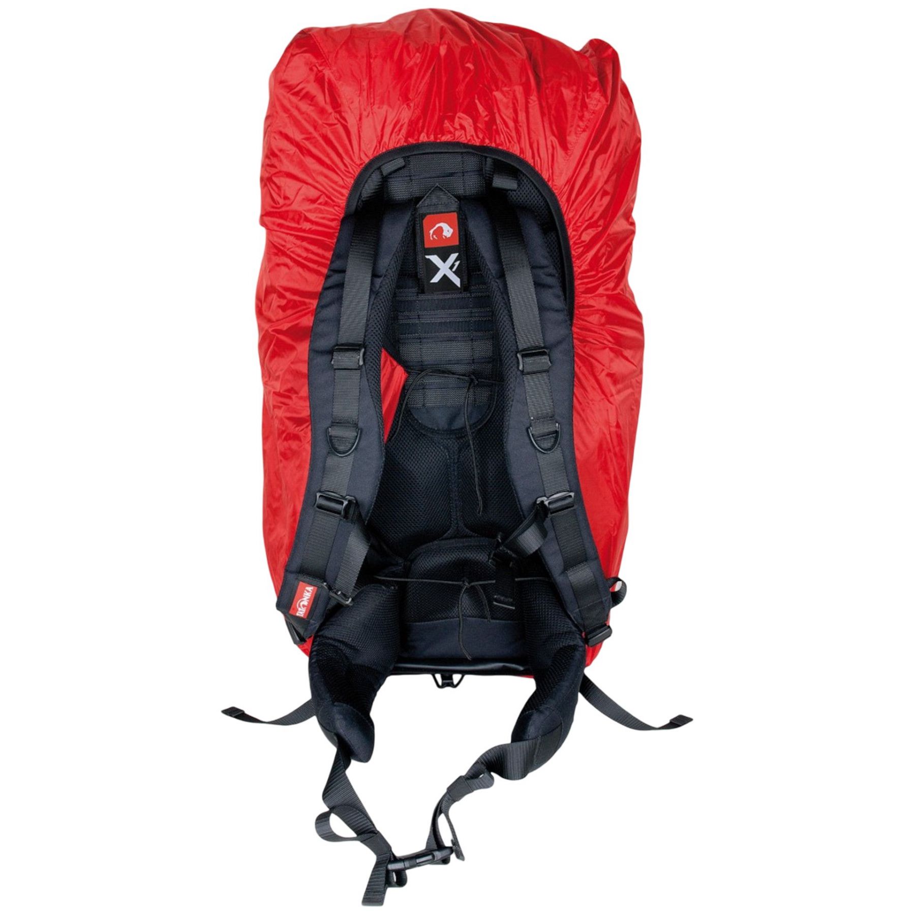 Tatonka Rain Flap M, regenhoes voor rugzak, rood