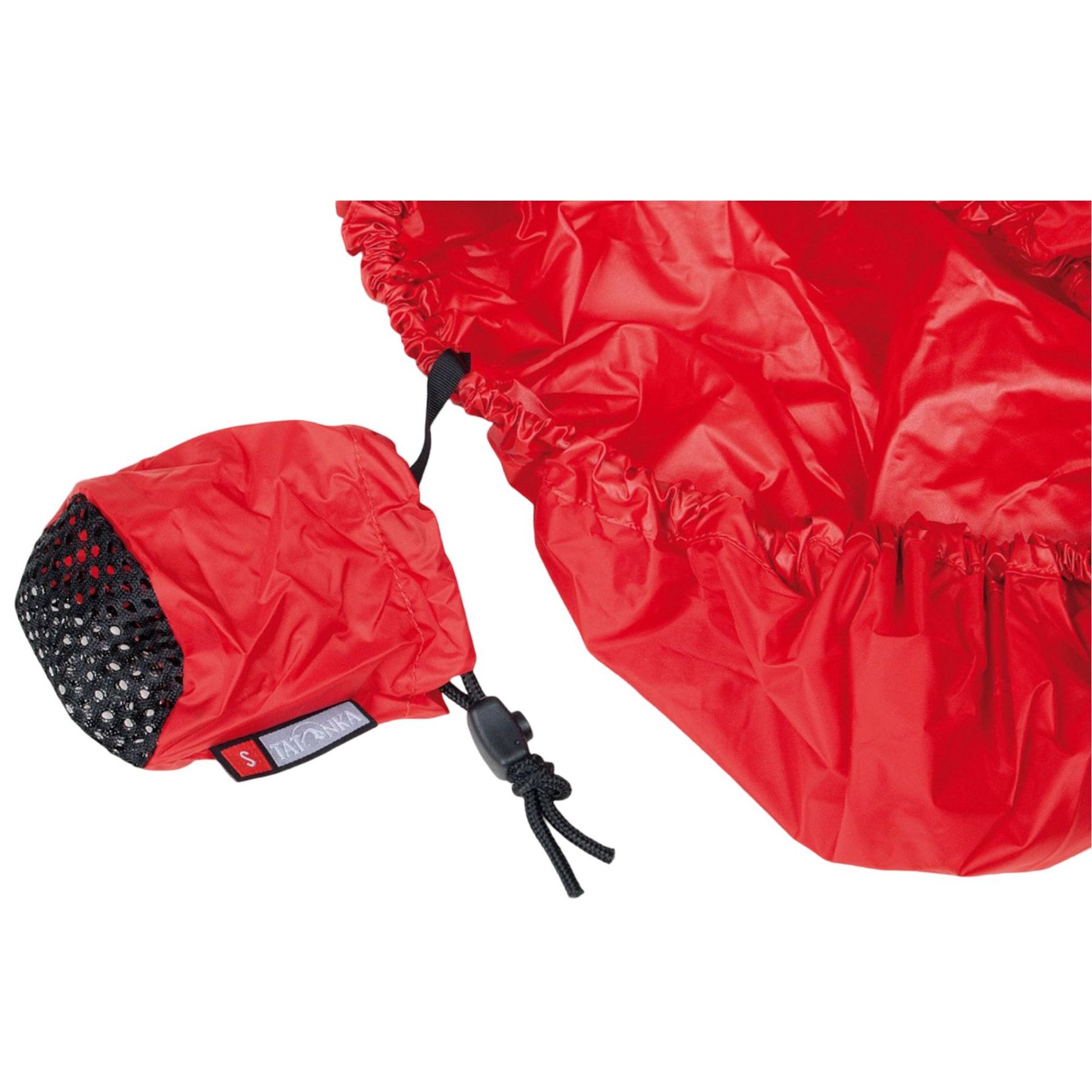 Tatonka Rain Flap S, regenhoes voor rugzak, rood
