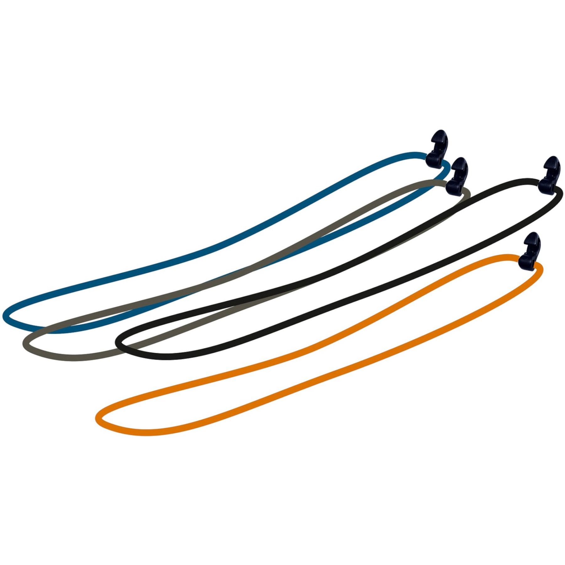 Tatonka Silicone Band L, siliconenbanden, multi, 4 stuks.