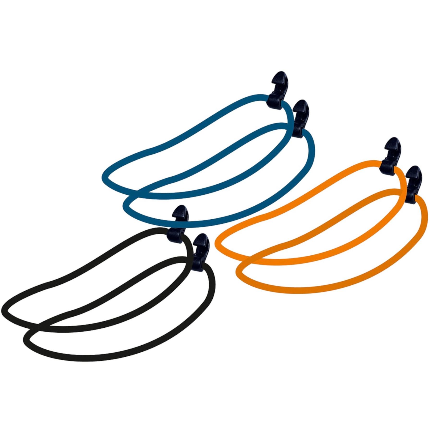 Tatonka Silicone Band M, siliconenbanden, multi, 6 stuks.