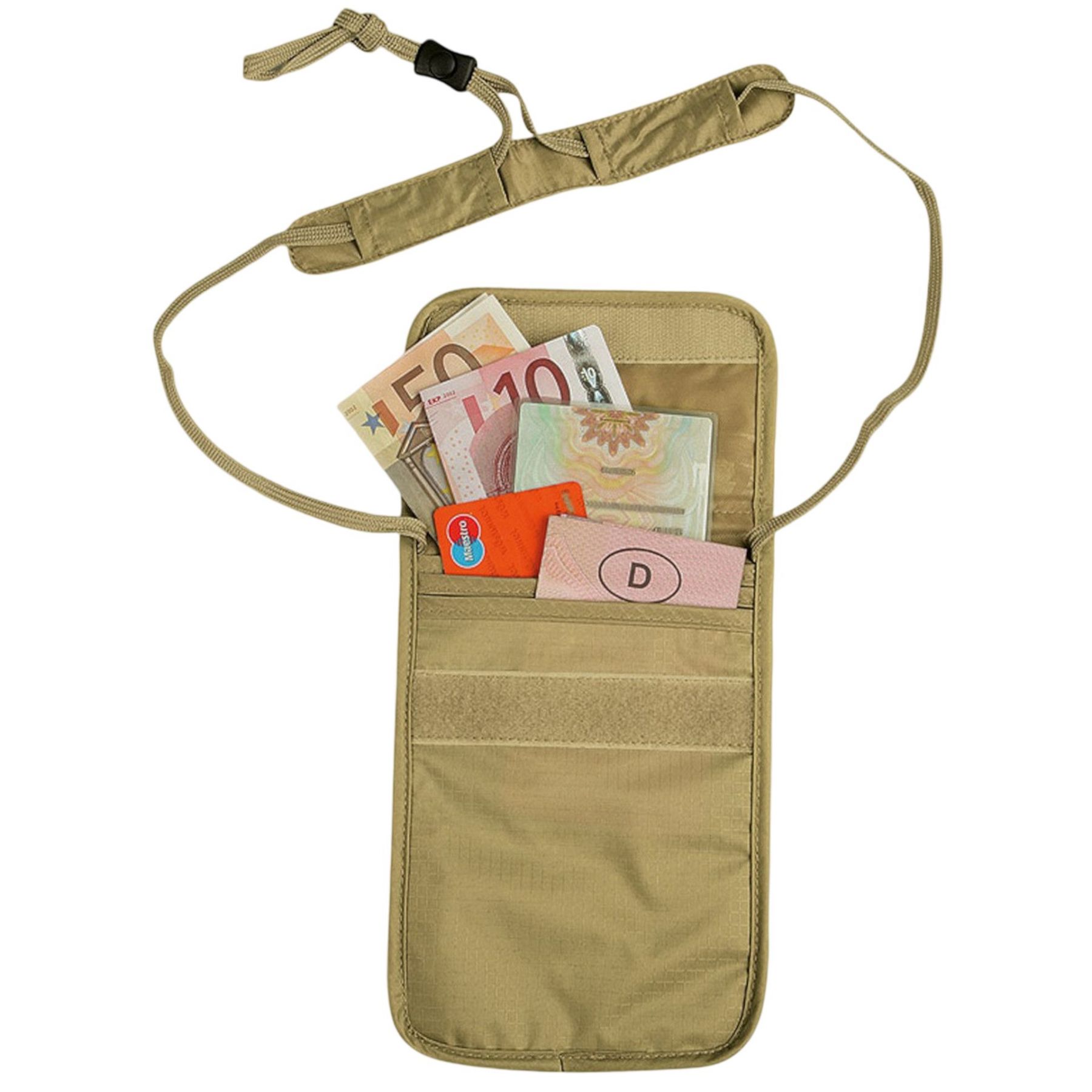 Tatonka Skin Folded Neck Pouch, geldkat, beige?