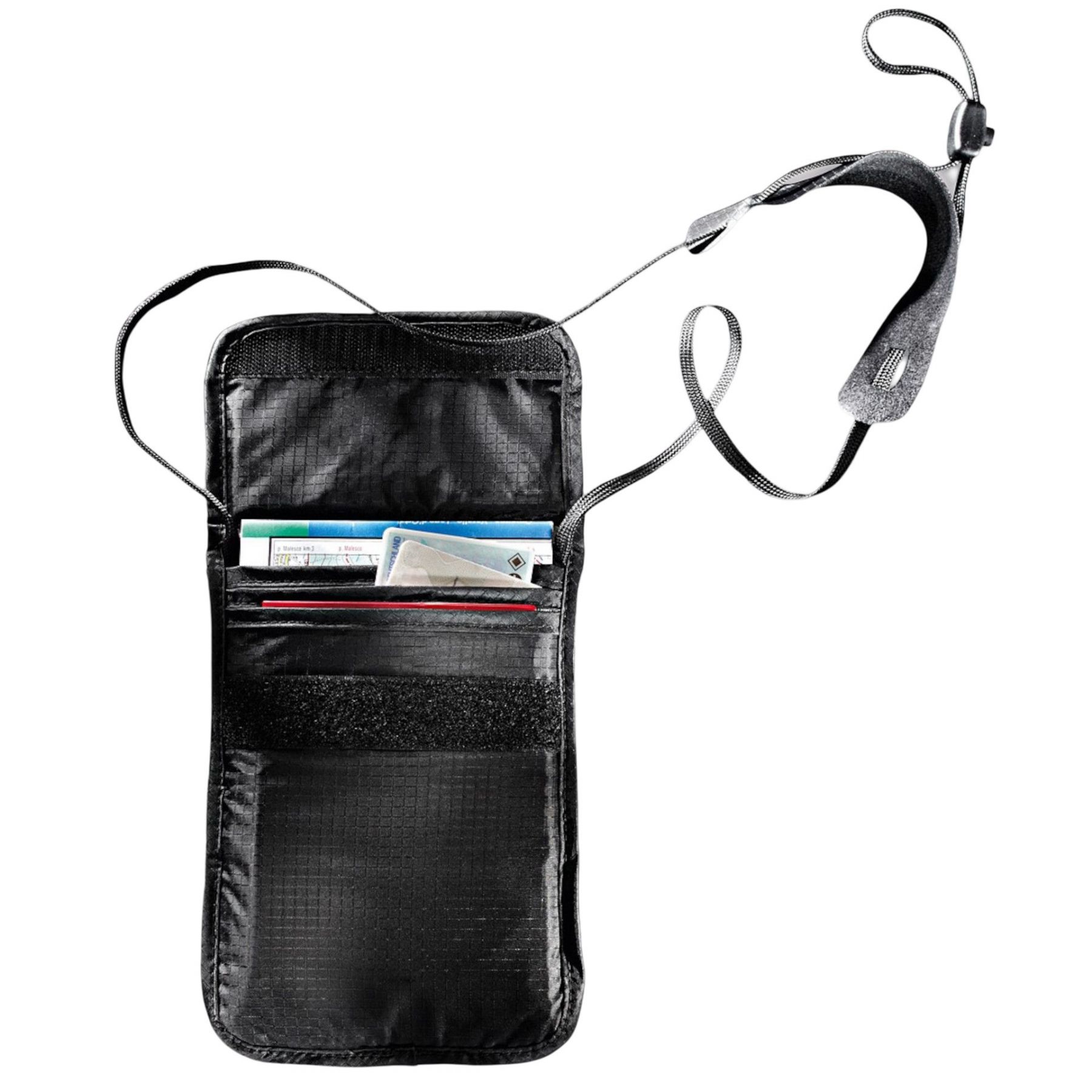 Tatonka Skin Folded Neck Pouch, geldkat, zwart