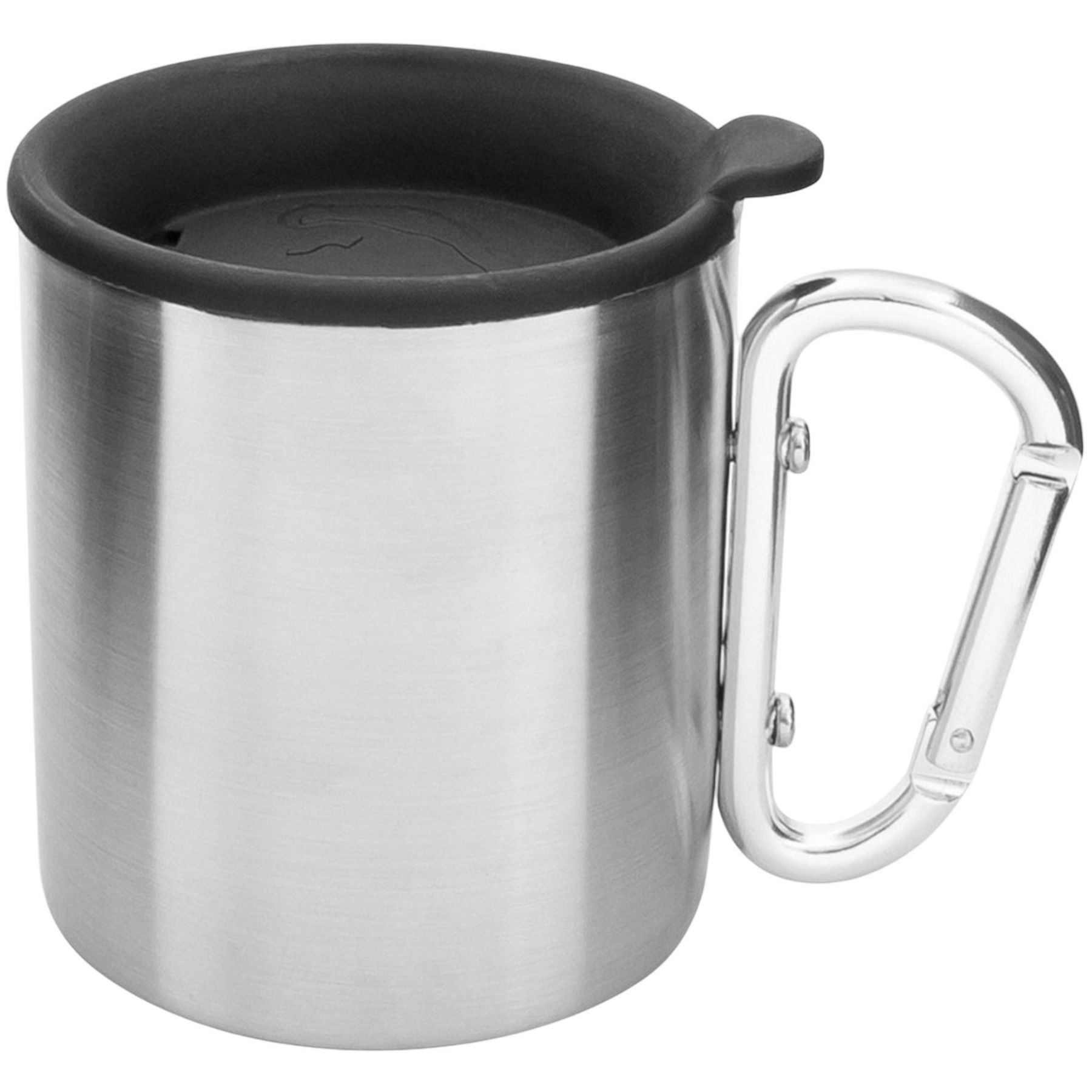 Tatonka Thermo Mok Karabijnhaak 250ml, thermosbeker, zilver