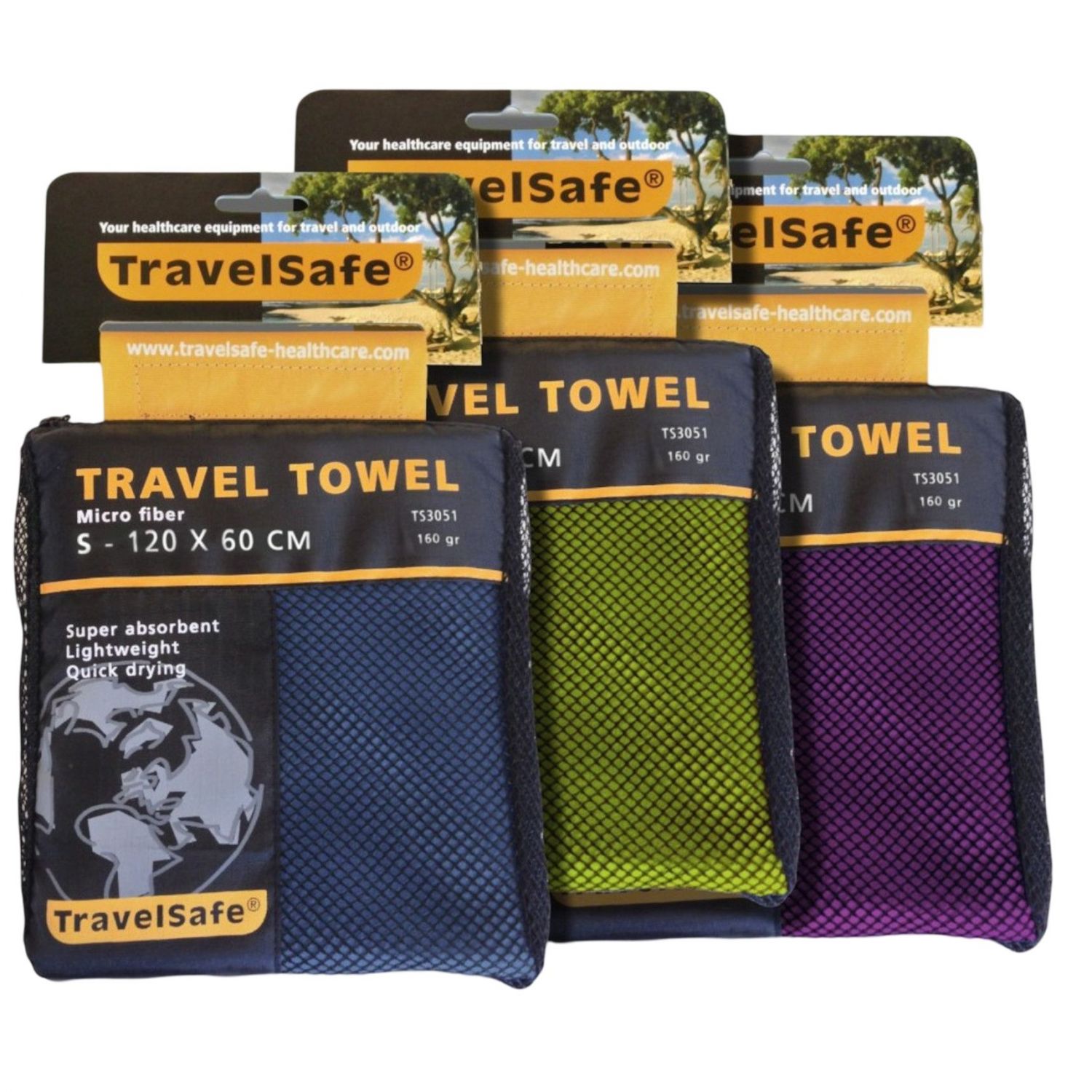 TravelSafe Reishanddoek Microsoft XS, limegroen