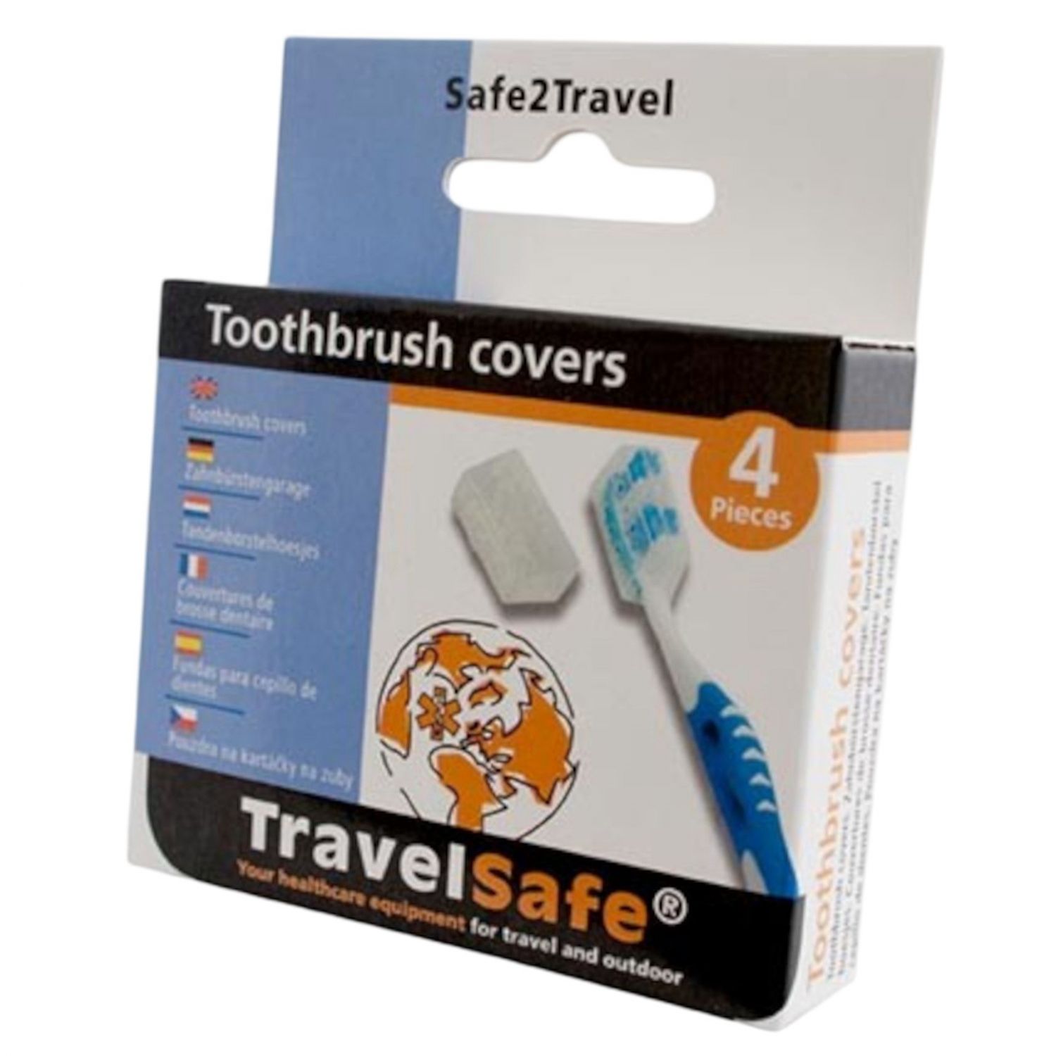 Travelsafe Tandenborstelkoker - 4 stuks