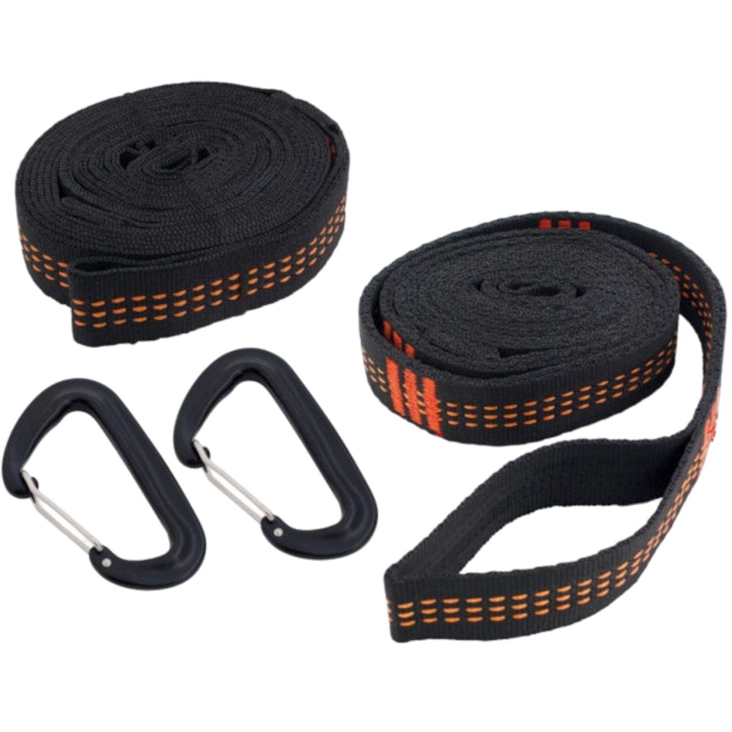TravelSafe Travel Tree Straps, zwart/oranje