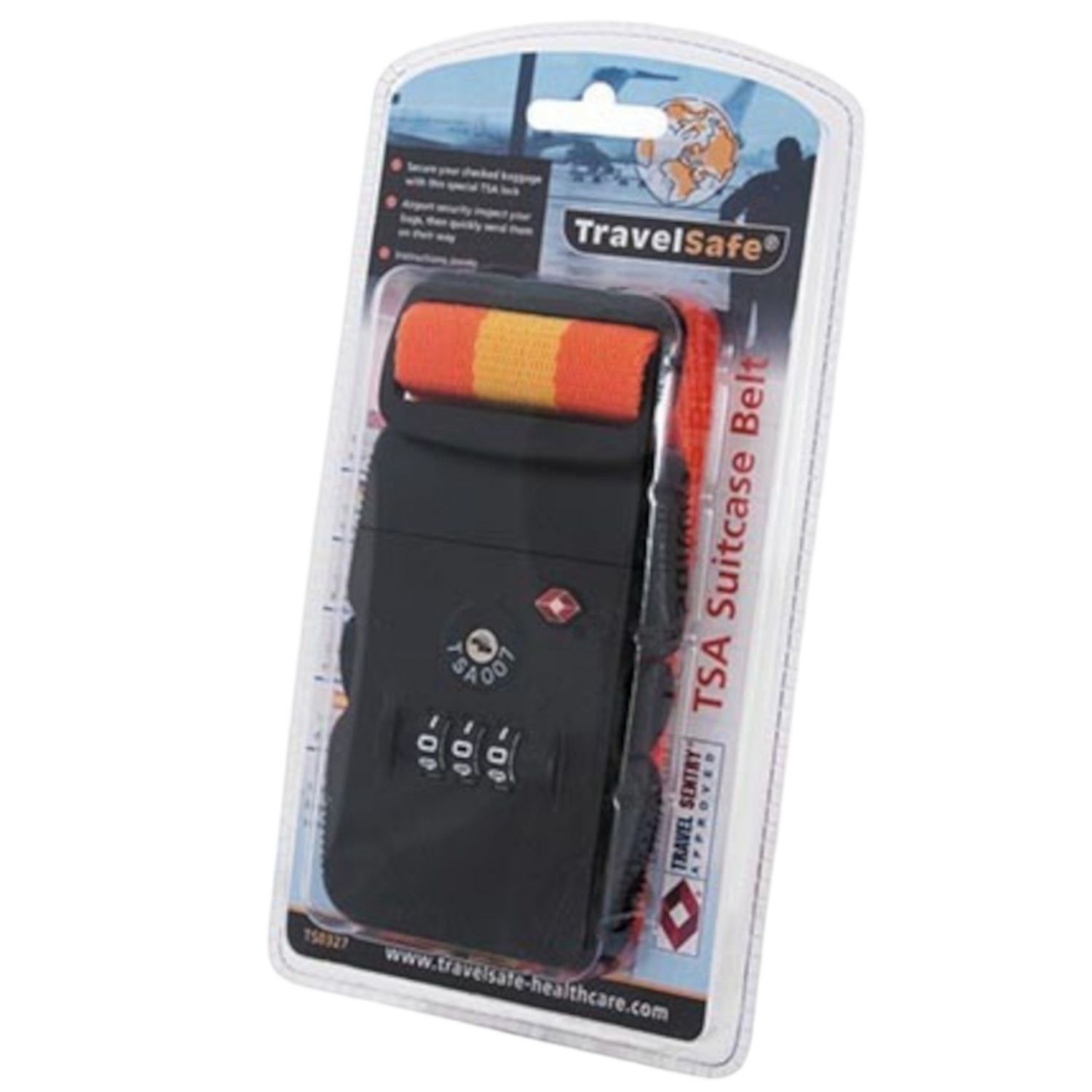TravelSafe Webbing Lock TSA met code