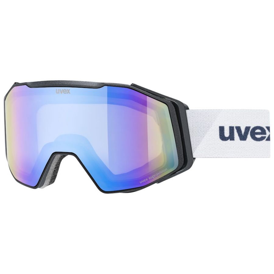 Uvex Gravity FM, skibril, wit/zwart