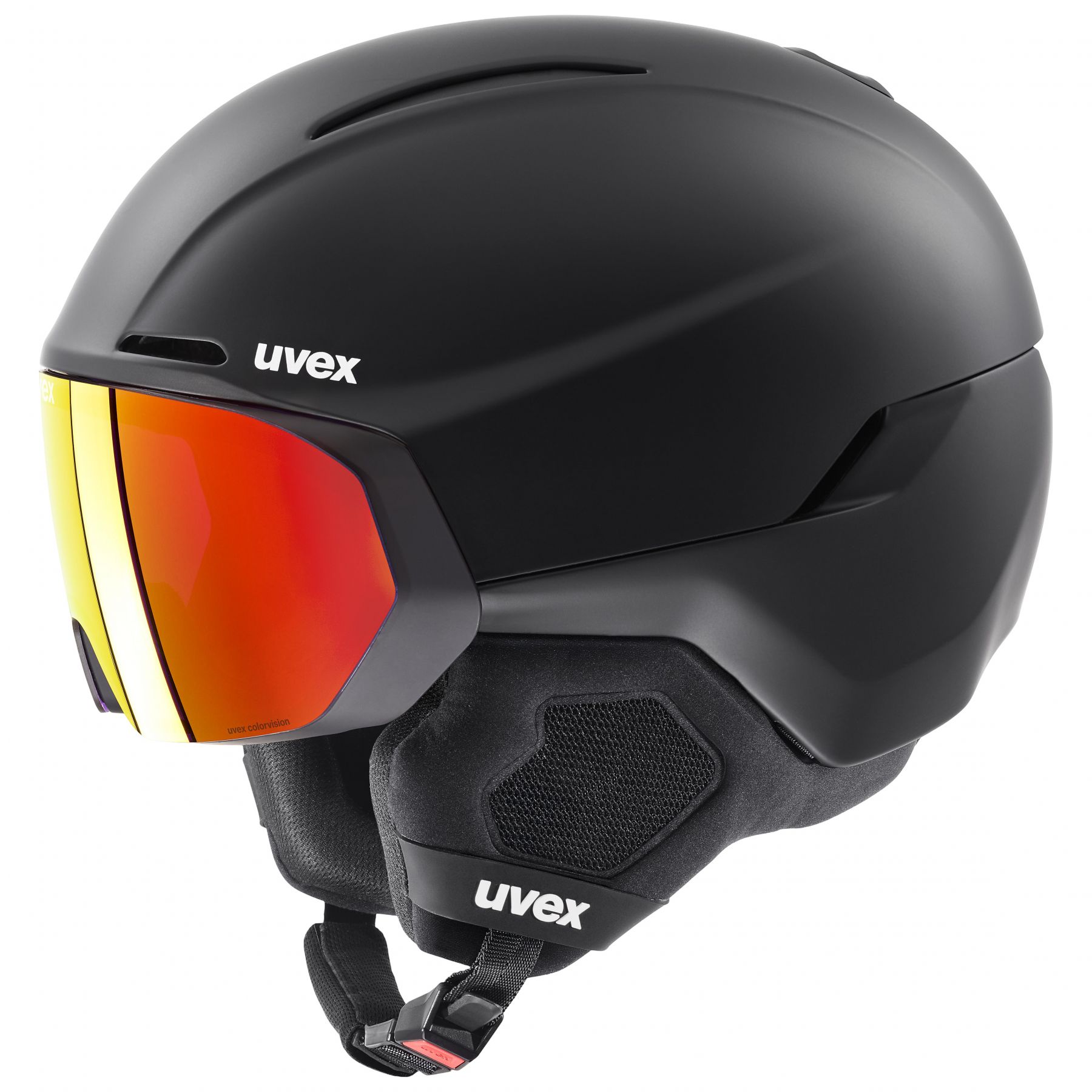 Uvex Horizon CV Visor, skihelm met vizier, roze