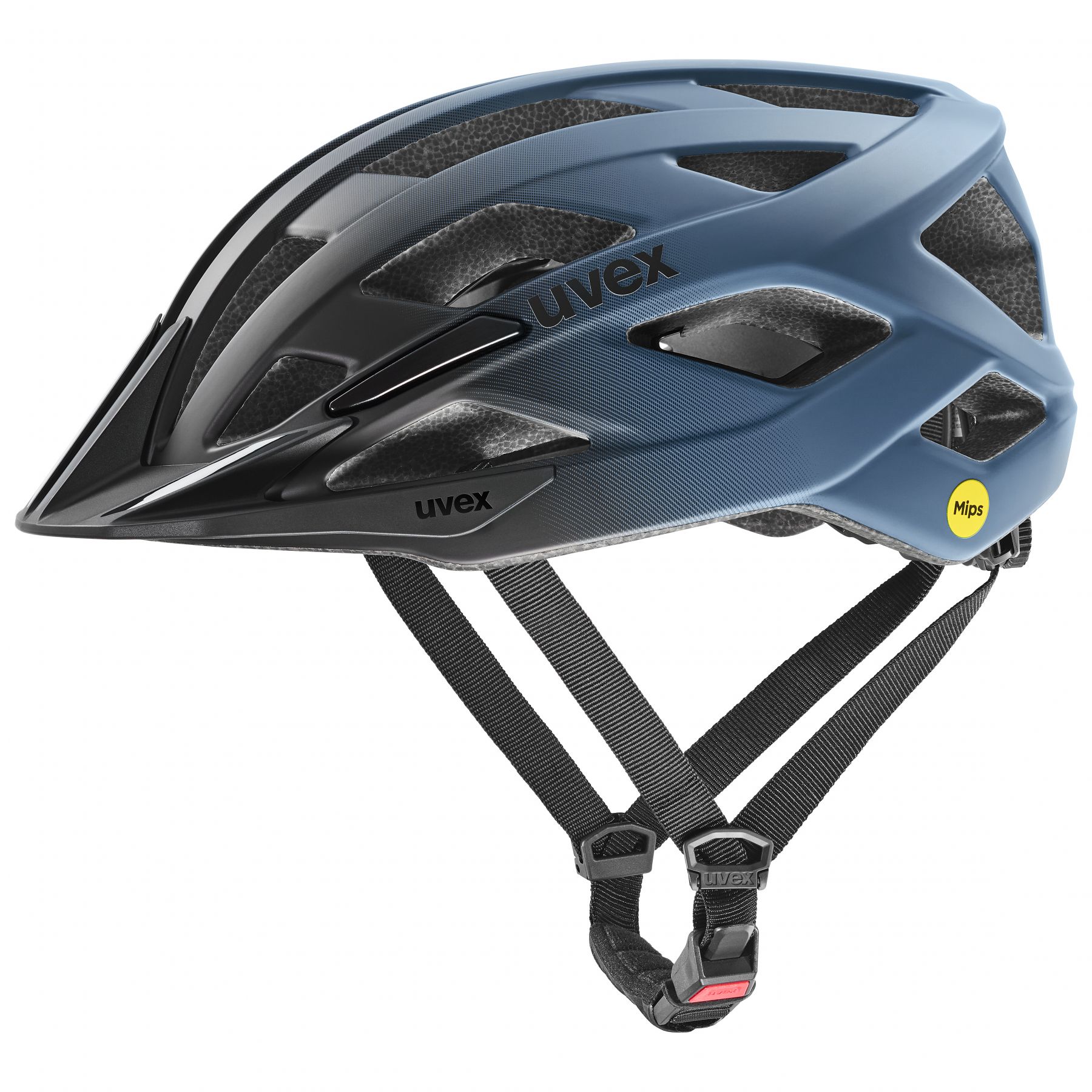 Uvex I-Vo 2 MIPS, fietshelm, blauw/zwart