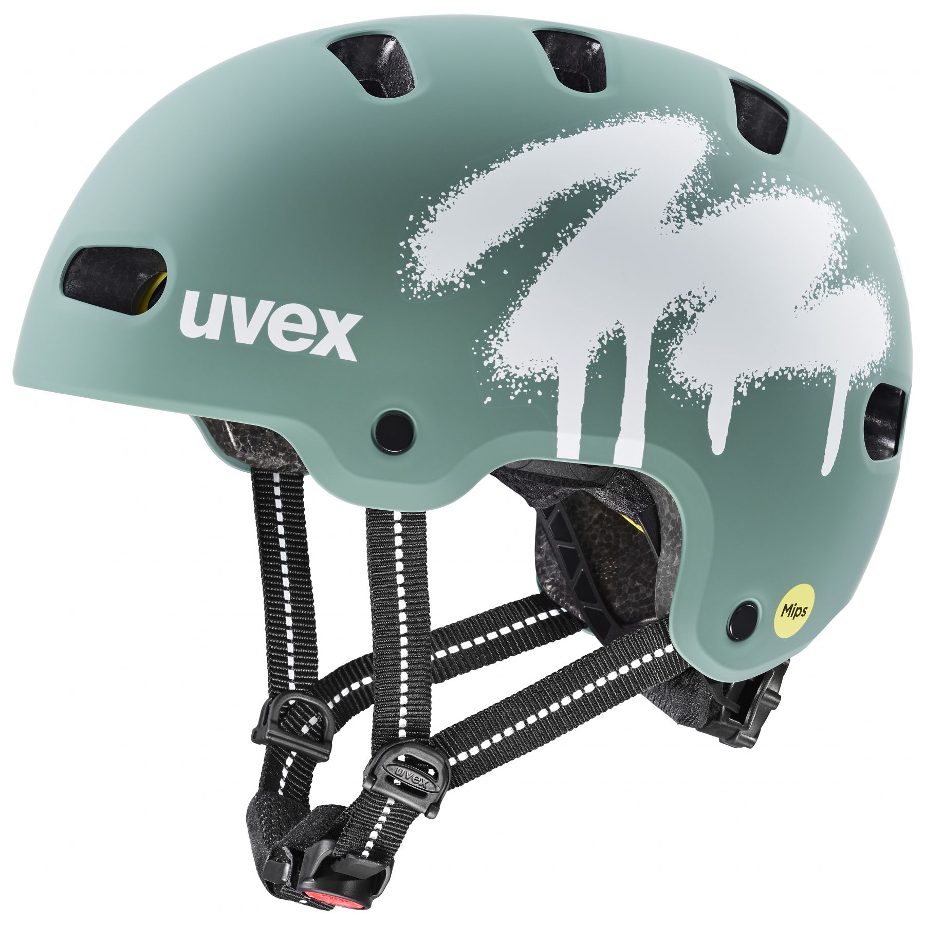Uvex Kid 4 Style MIPS, fietshelm, junior, groen