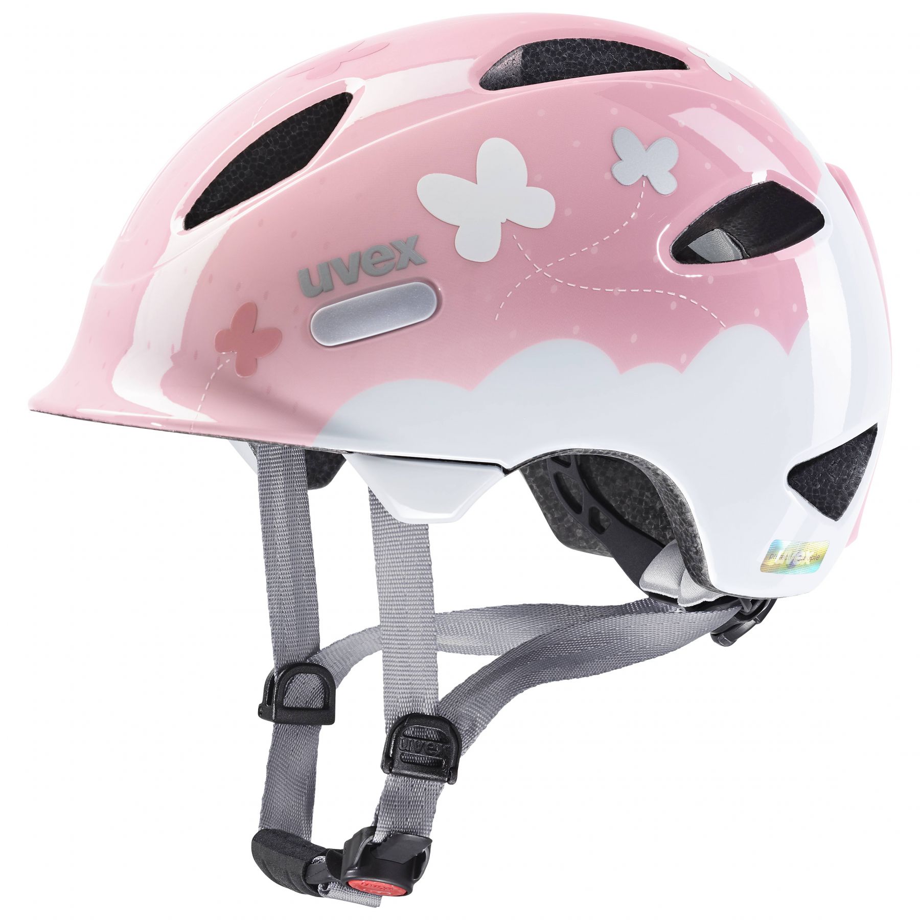 Uvex oyo style, fietshelm, junior, roze