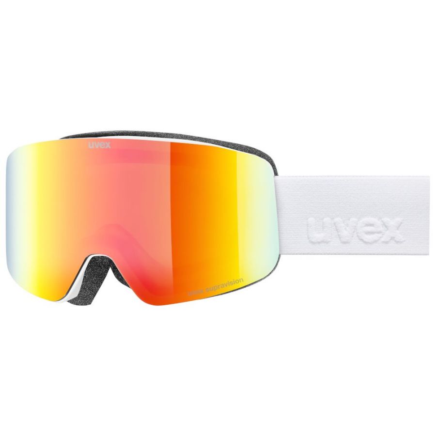 Uvex pwdr FM, skibril, junior, wit