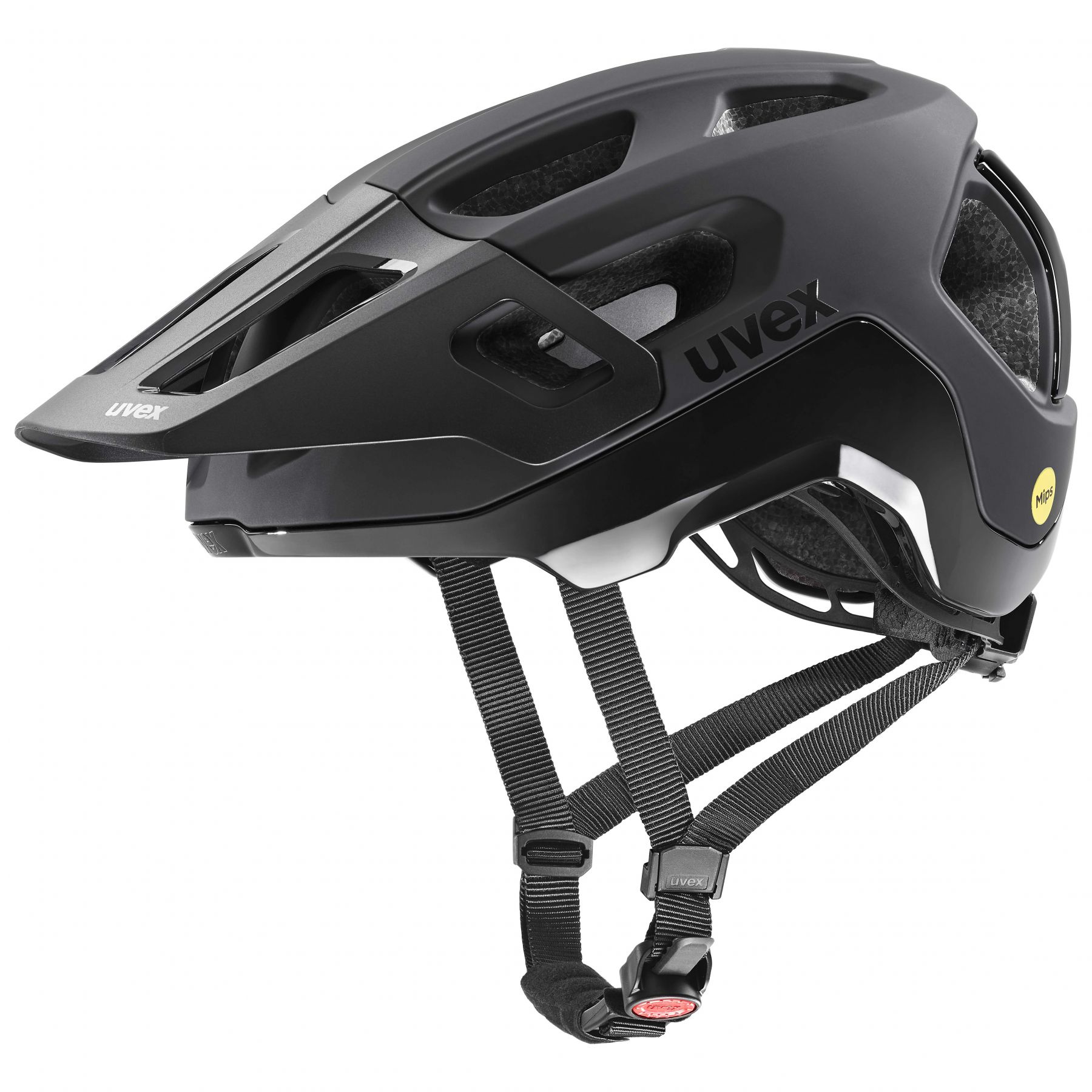Uvex react MIPS, fietshelm, zwart