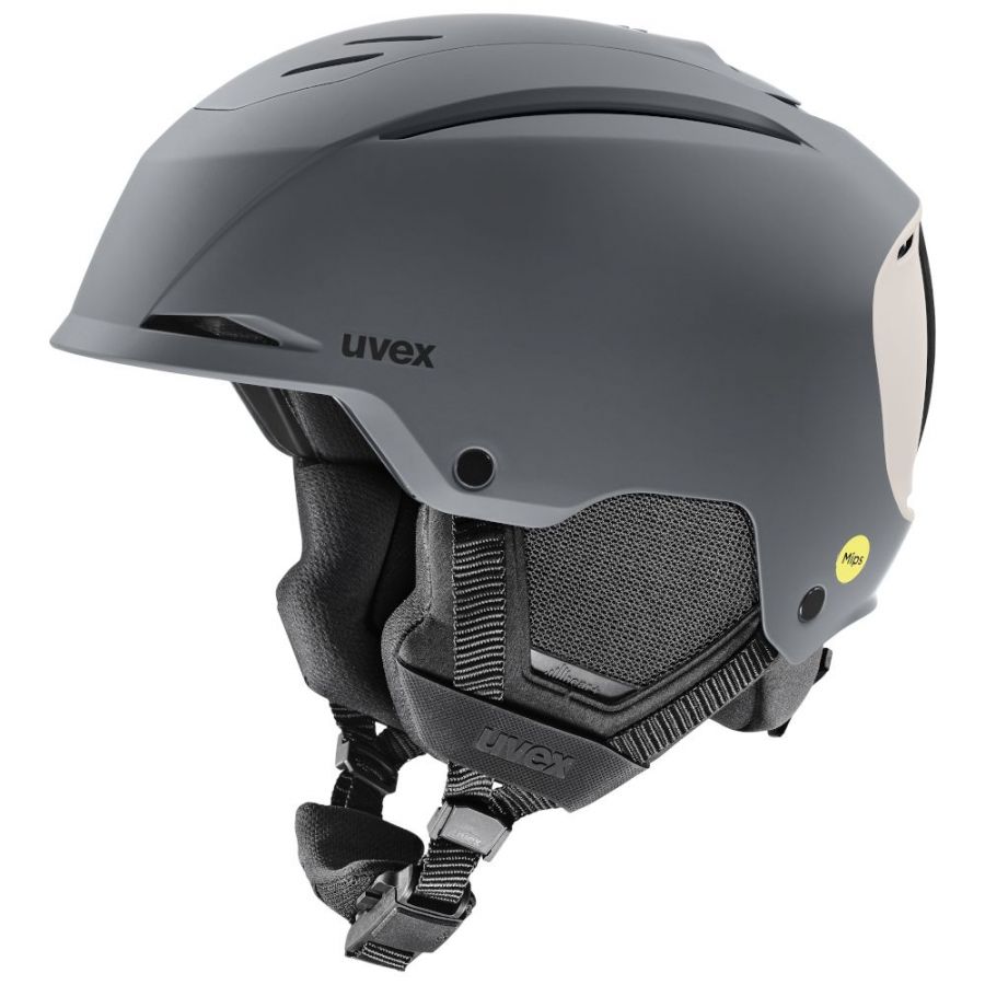 Uvex Resolution MIPS, skihelm, grijs
