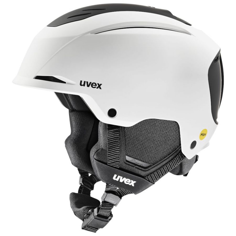 Uvex Resolution MIPS, skihelm, wit/zwart