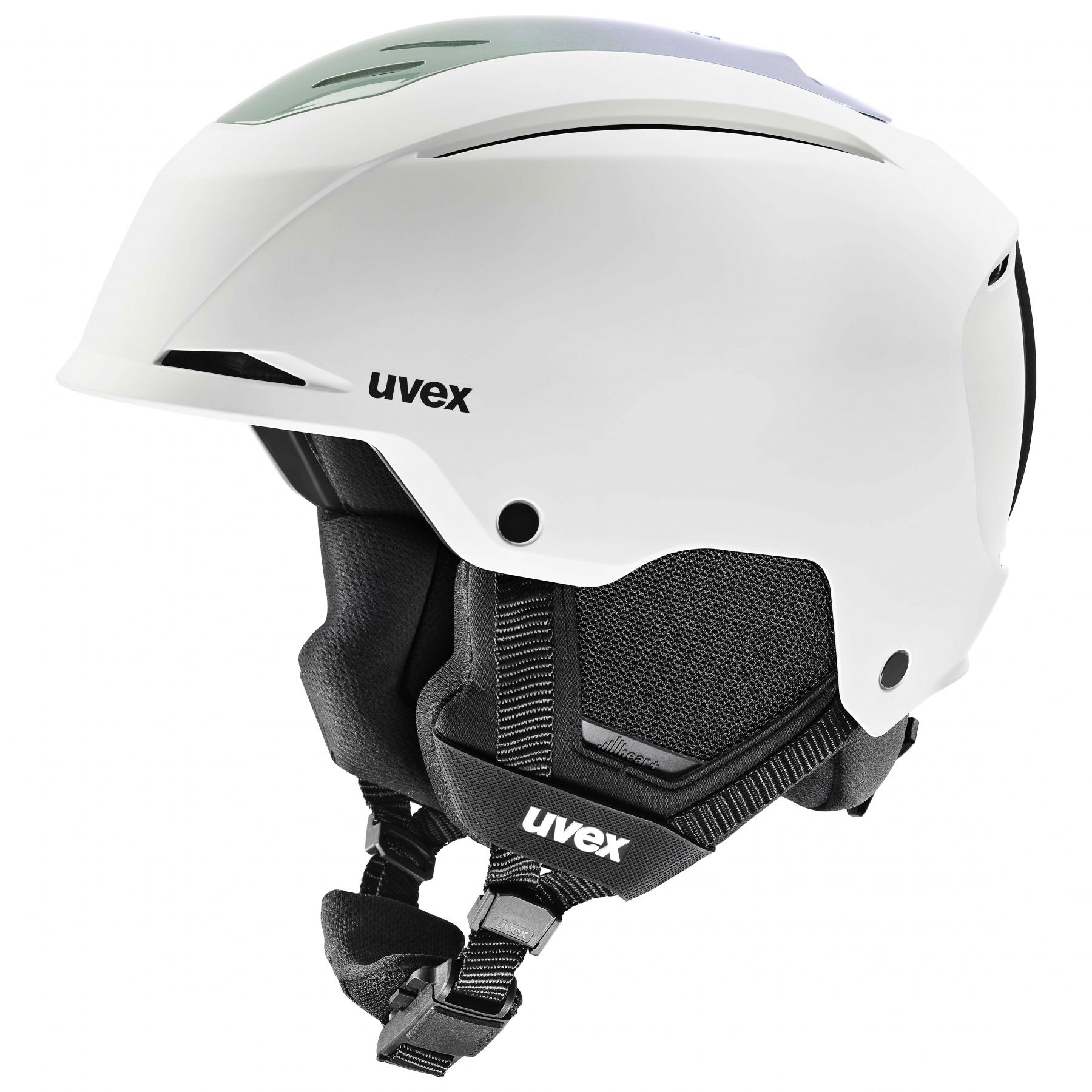 Uvex Resolution, skihelm, wit/paars