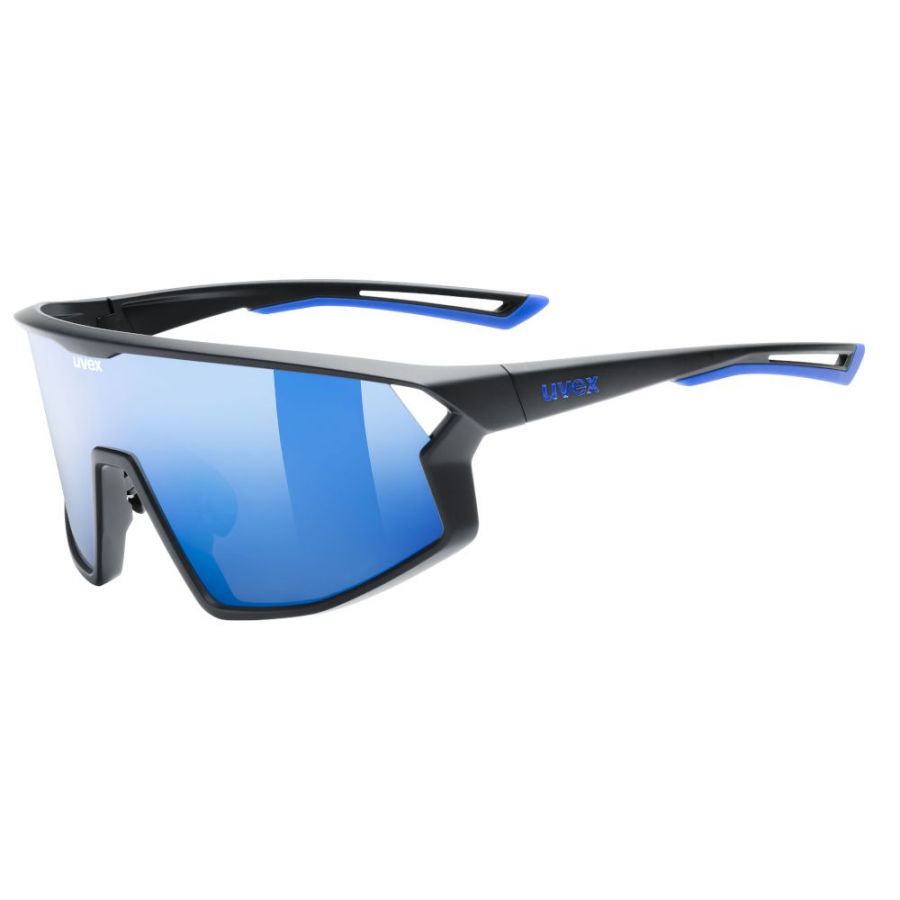Uvex skyryse, zonnebril, zwart/blauw