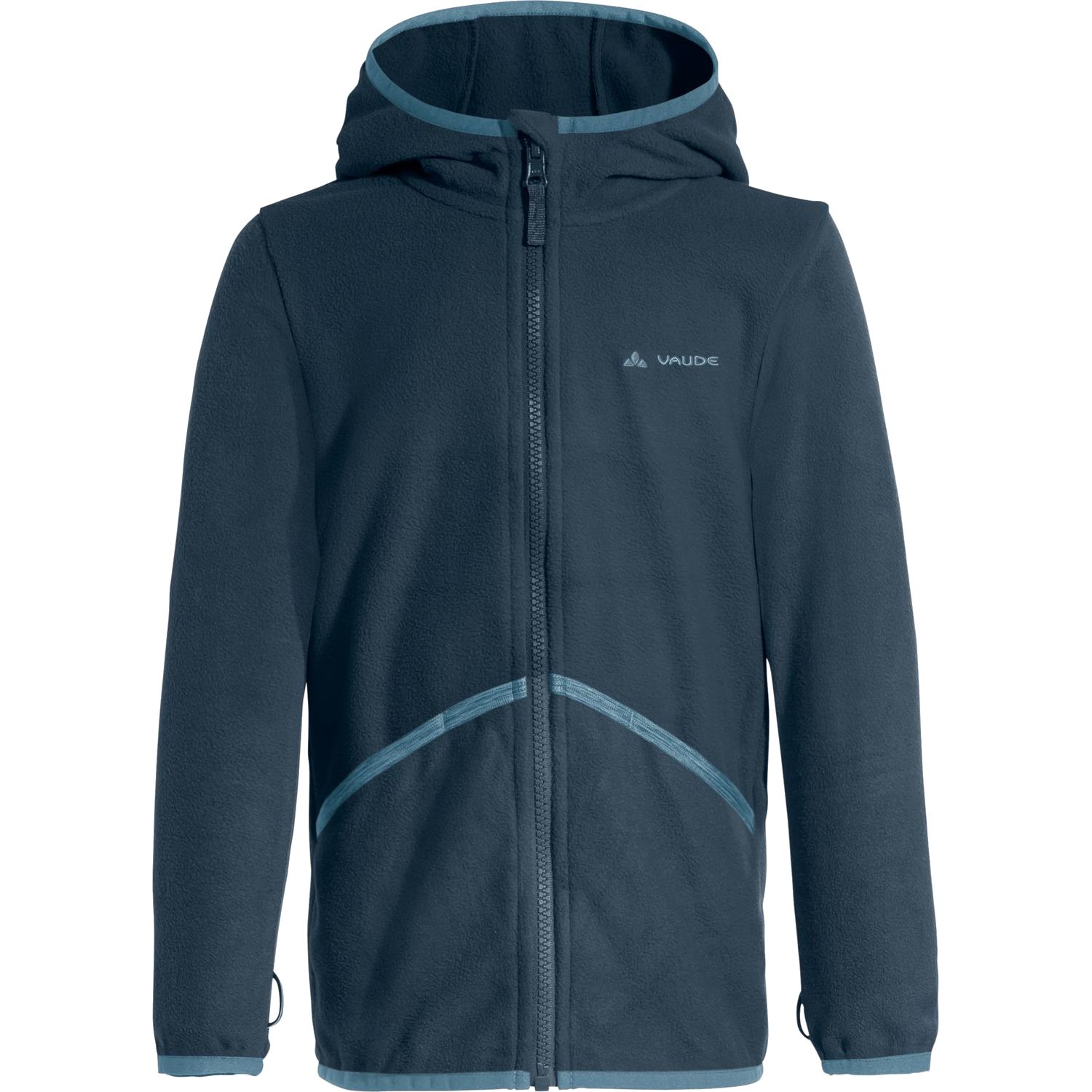 Vaude Kids Pulex Hooded Jacket, fleecejack, donkerblauw